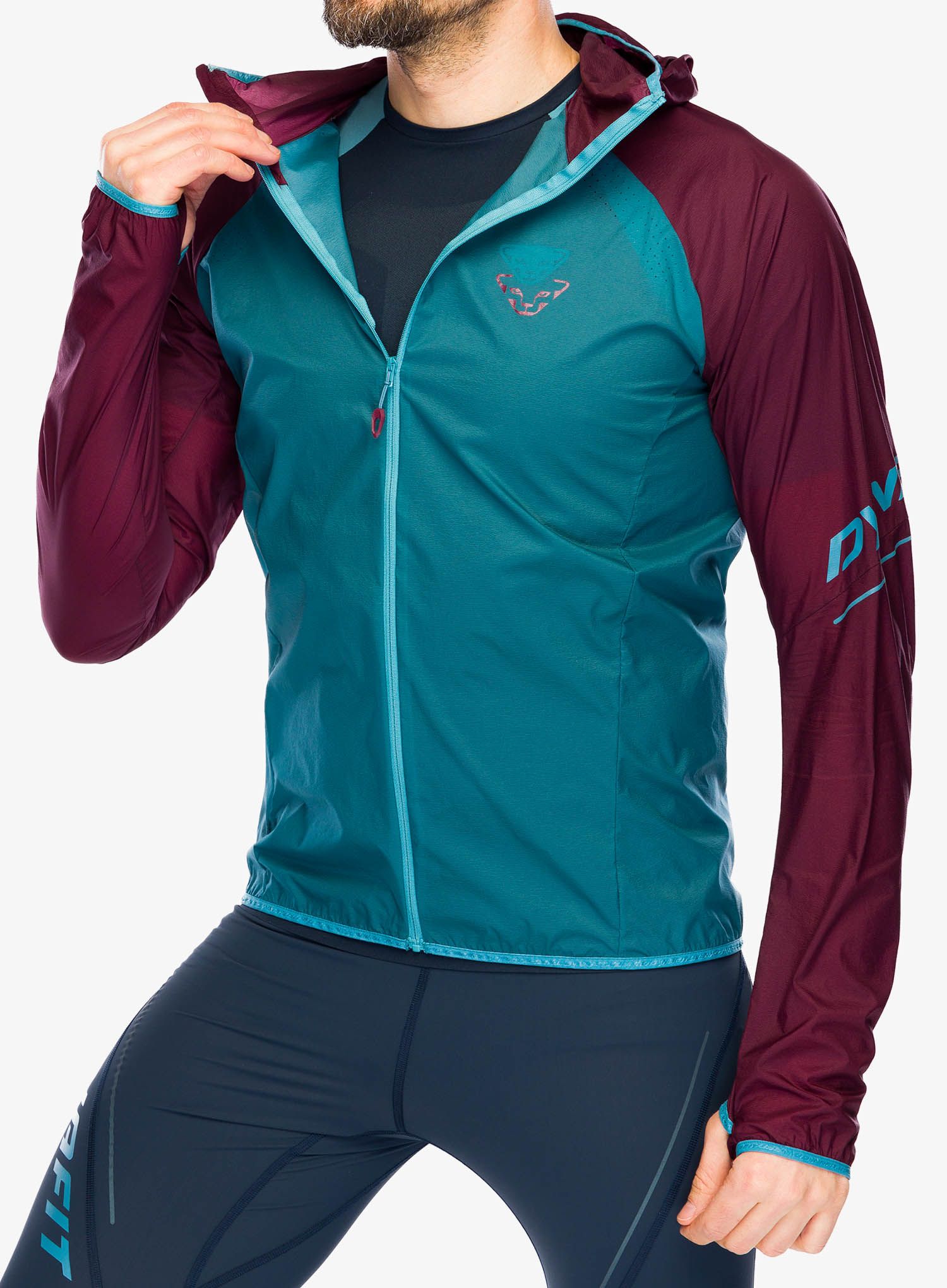 Bežecká bunda Dynafit Alpine Wind 2 Jacket - burgundy
