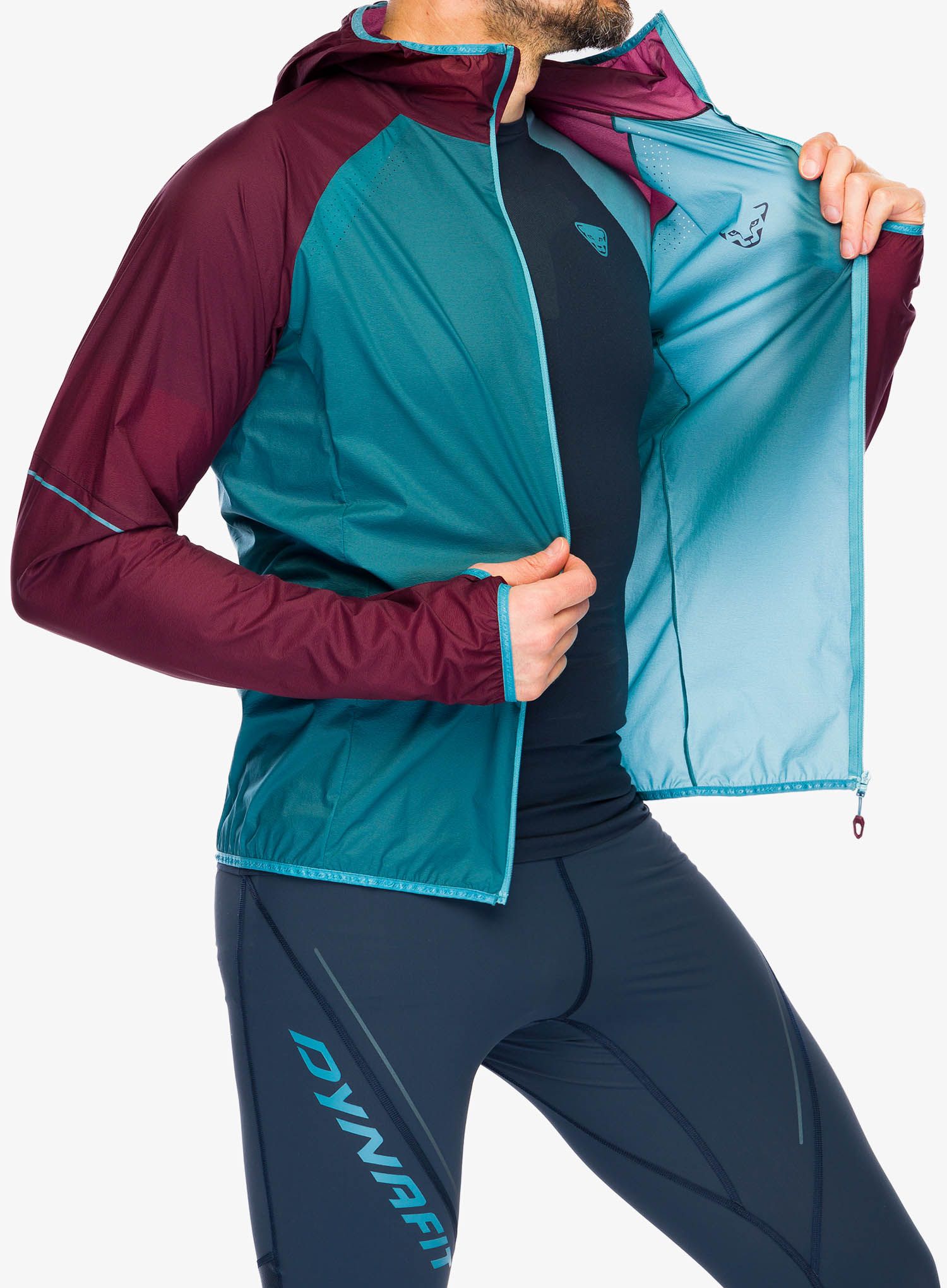 Bežecká bunda Dynafit Alpine Wind 2 Jacket - burgundy