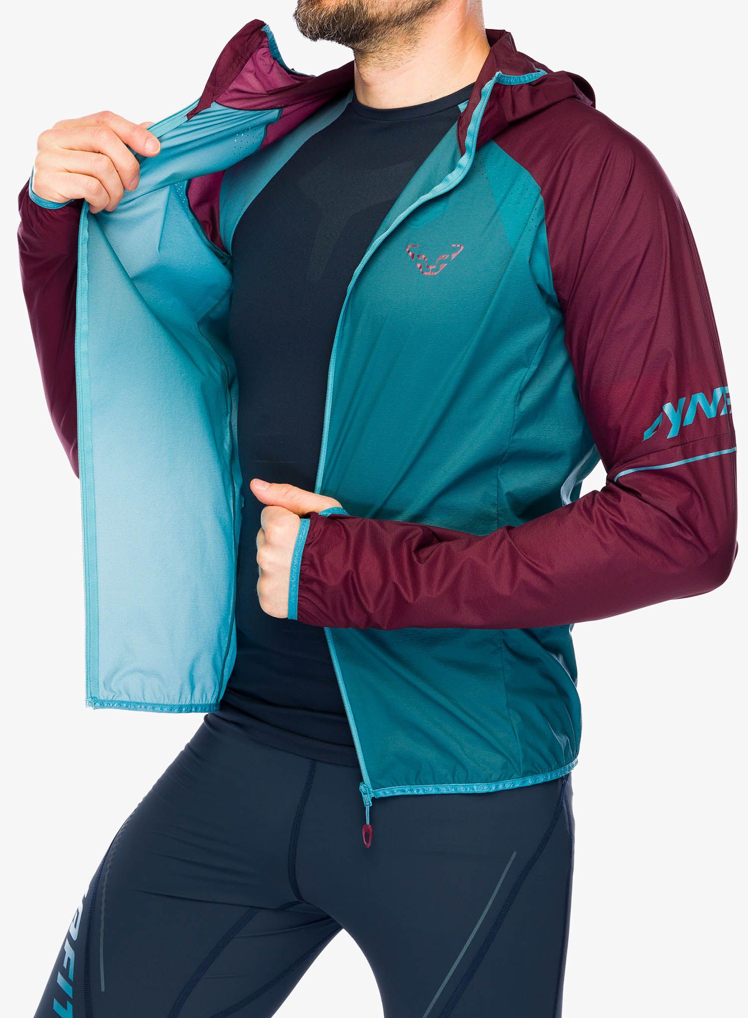 Bežecká bunda Dynafit Alpine Wind 2 Jacket - burgundy