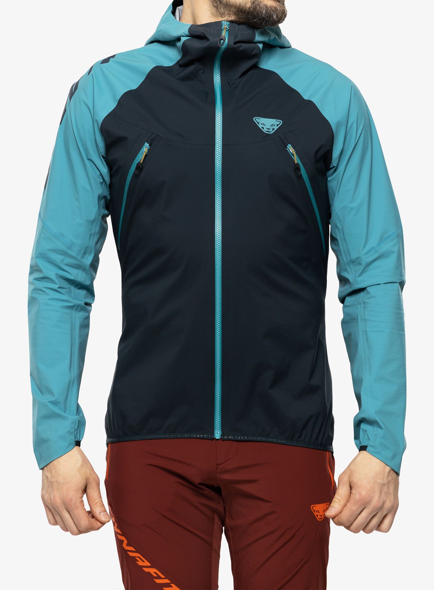 Cyklistická bunda Dynafit Ride 3L Jacket  - storm blue