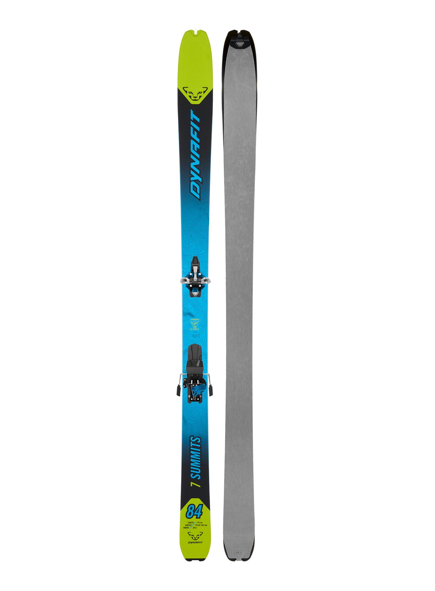 Skialpový set Dynafit Seven Summits+ Ski Set - lime yellow/black
