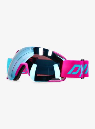 Lyžiarske okuliare Dynafit TLT Evo Goggle - pink glo/silvretta Cat S3
