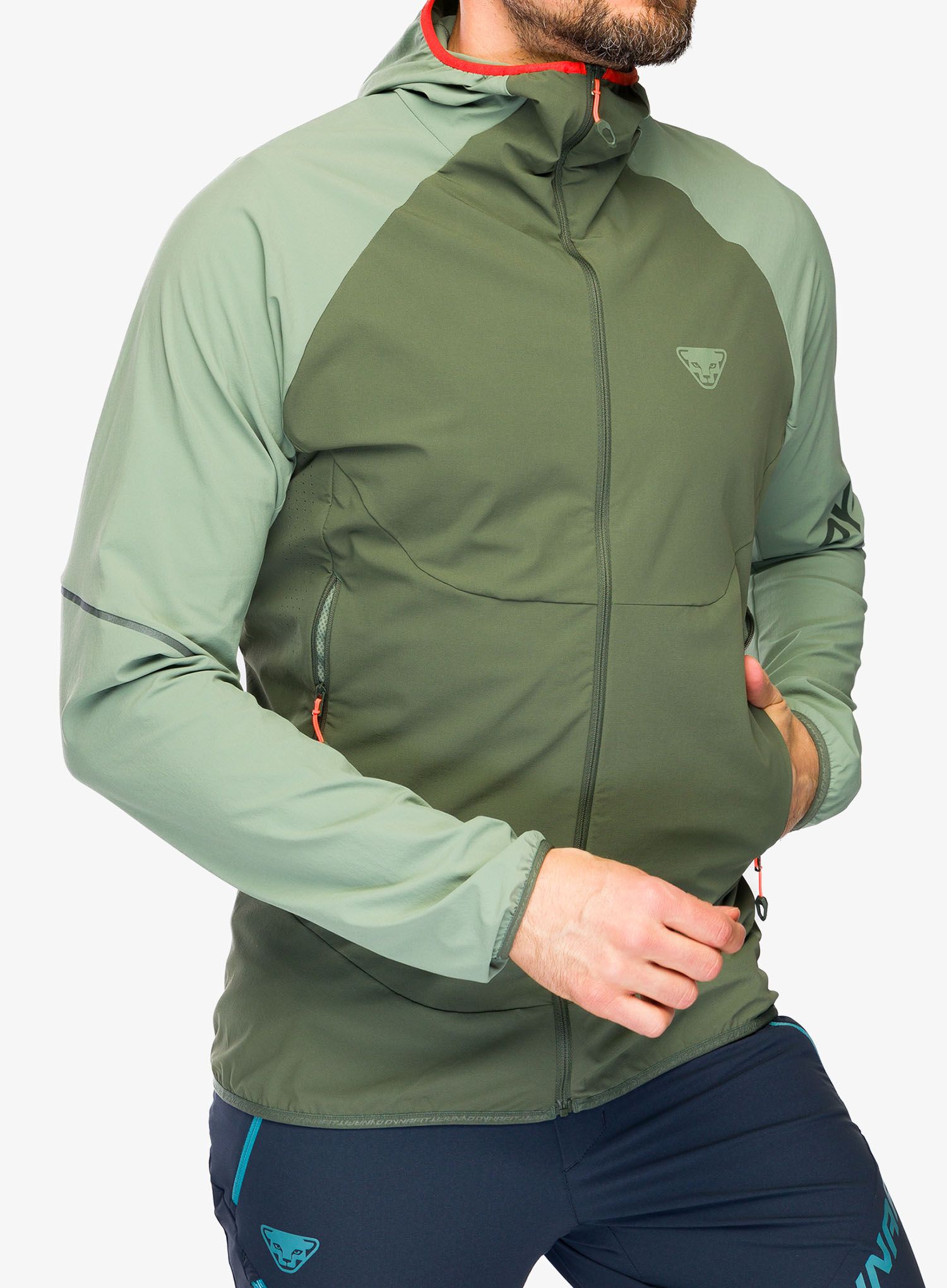 Softshellová bunda Dynafit Transalper DST Jacket - sage