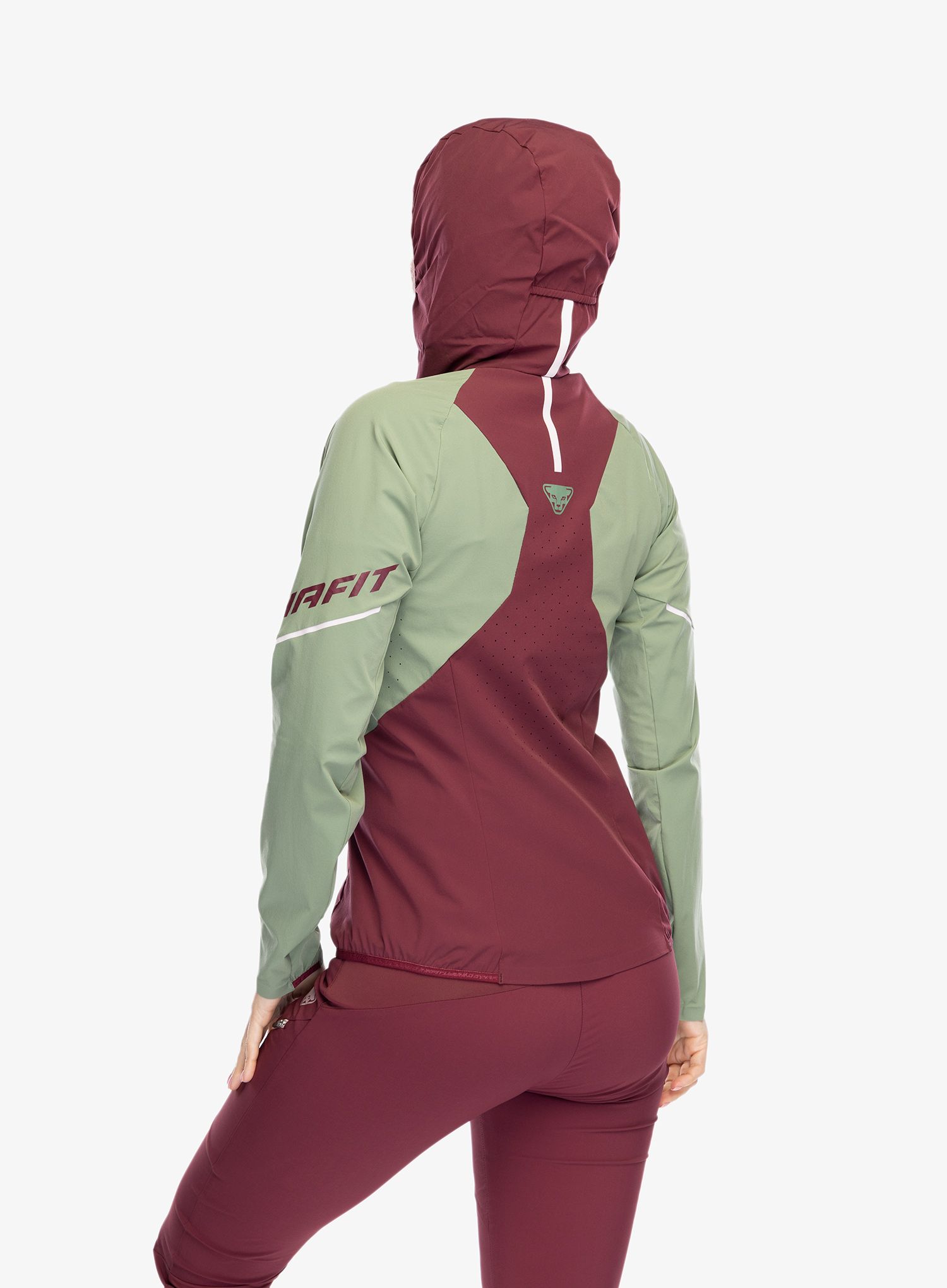 Softshellová bunda dámska Dynafit Traverse DST Jacket - sage