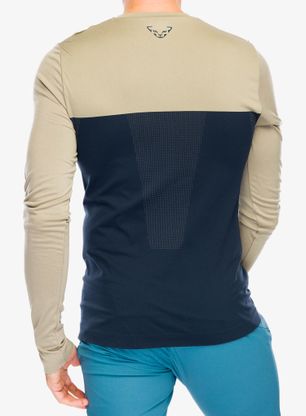 Tričko s dlhými rukávmi Dynafit Traverse S-Tech Longsleeve - blueberry/rock khaki