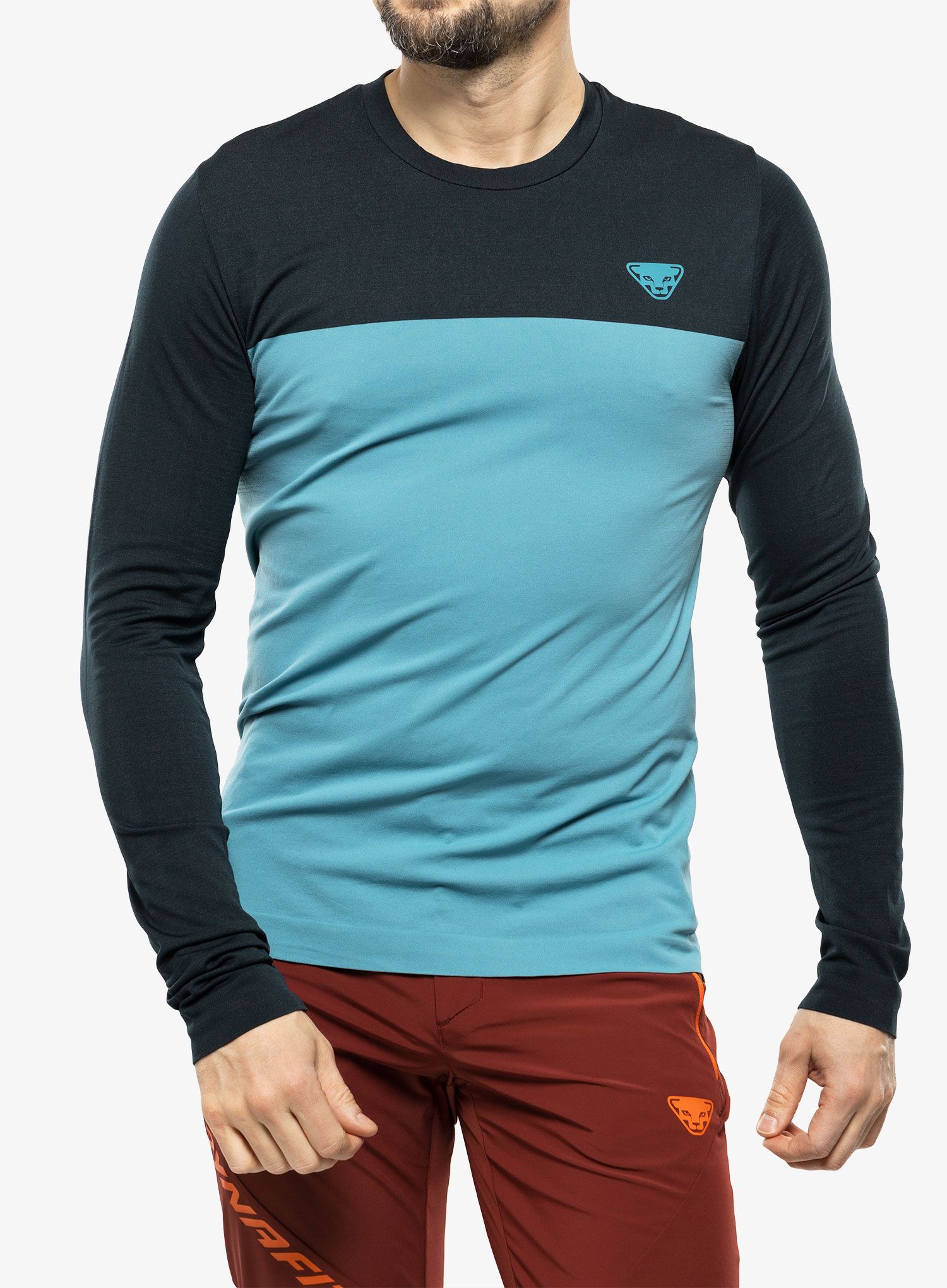 Longsleeve Dynafit Traverse S-Tech Longsleeve  - storm blue