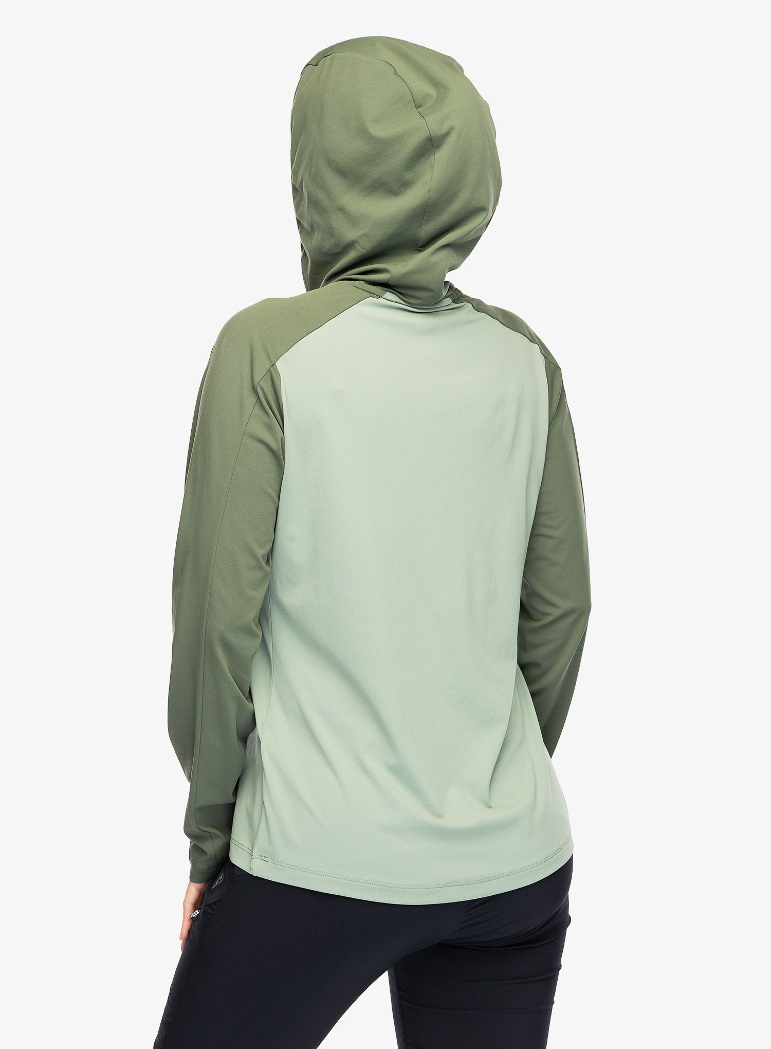 Dámska mikina s kapucňou Dynafit Traverse Sun Hoody - thyme