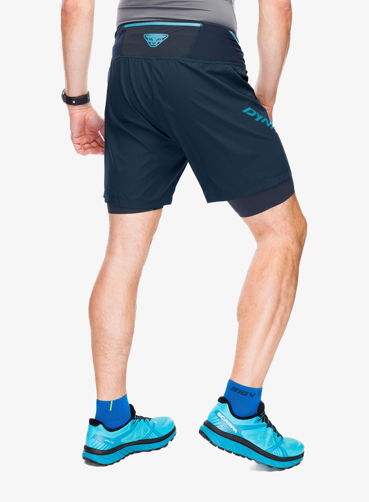 Bežecké kraťasy Dynafit Ultra 2/1 Shorts - blueberry/storm blue