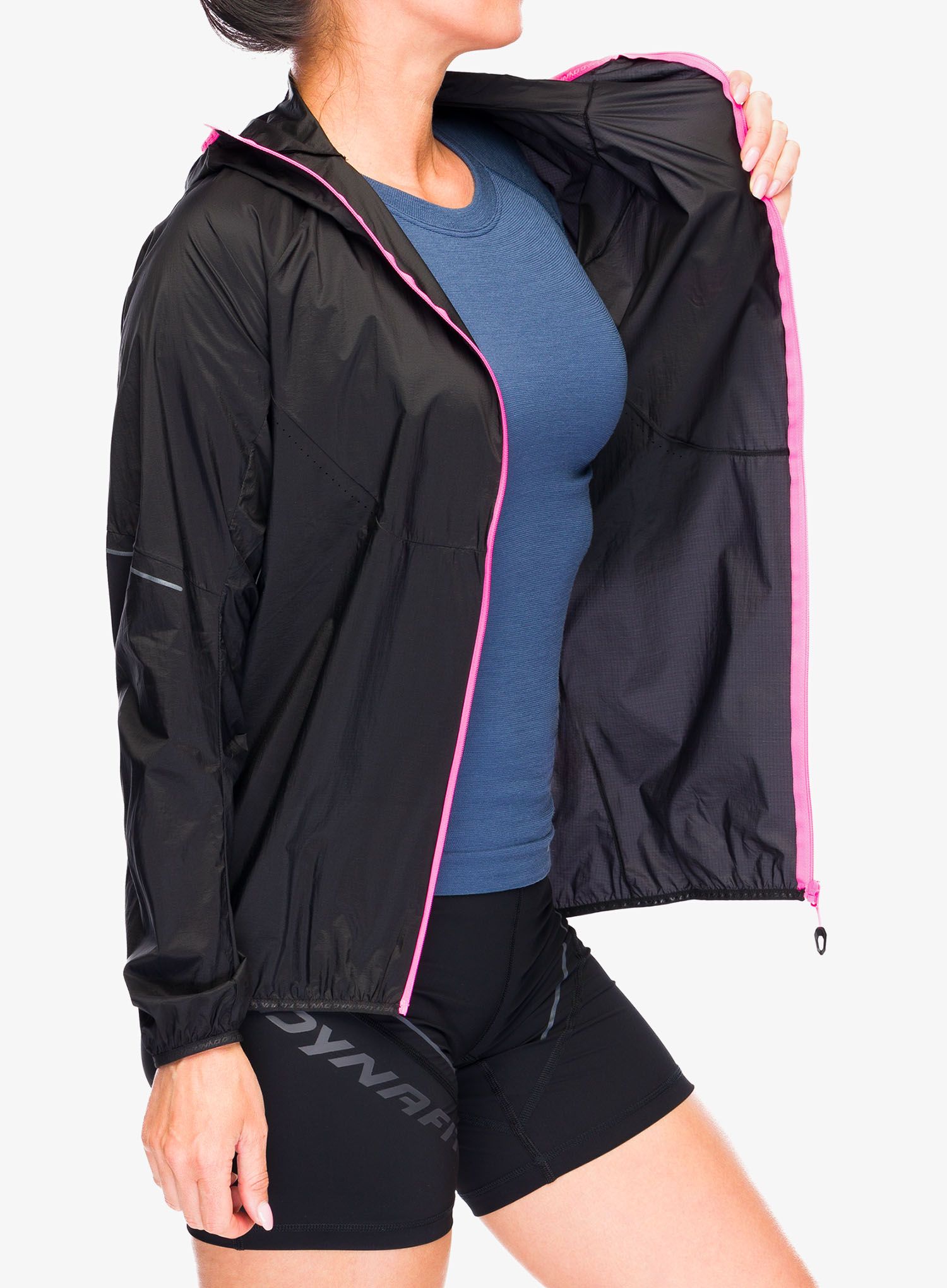 Bunda dámska Dynafit Vert Wind 65 Jacket - black out