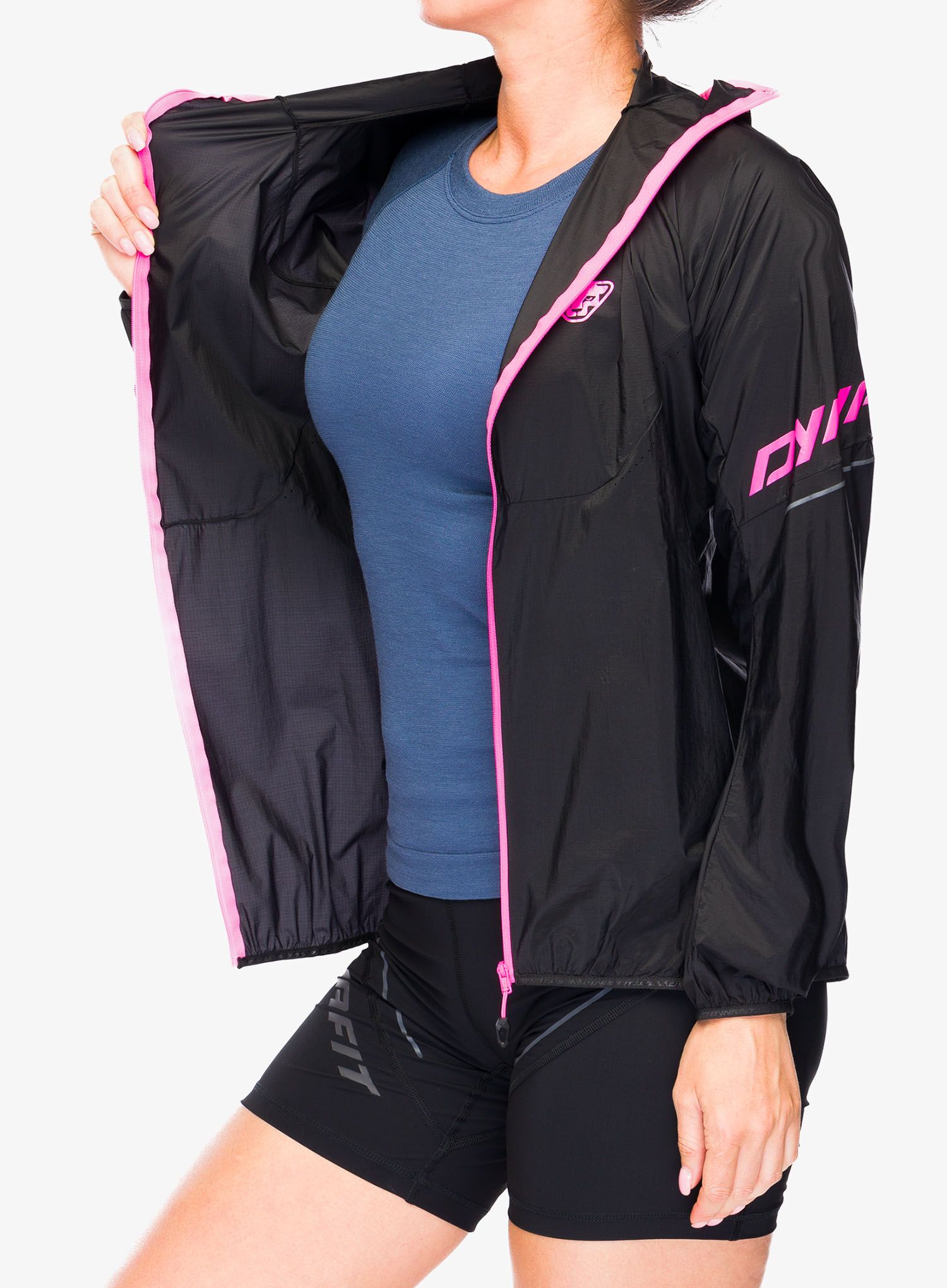 Bunda dámska Dynafit Vert Wind 65 Jacket - black out