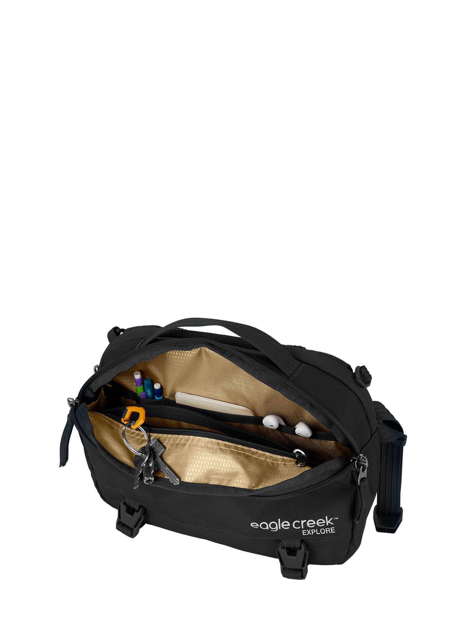 Vrecúško Eagle Creek Explore Mini Messenger Bag - black
