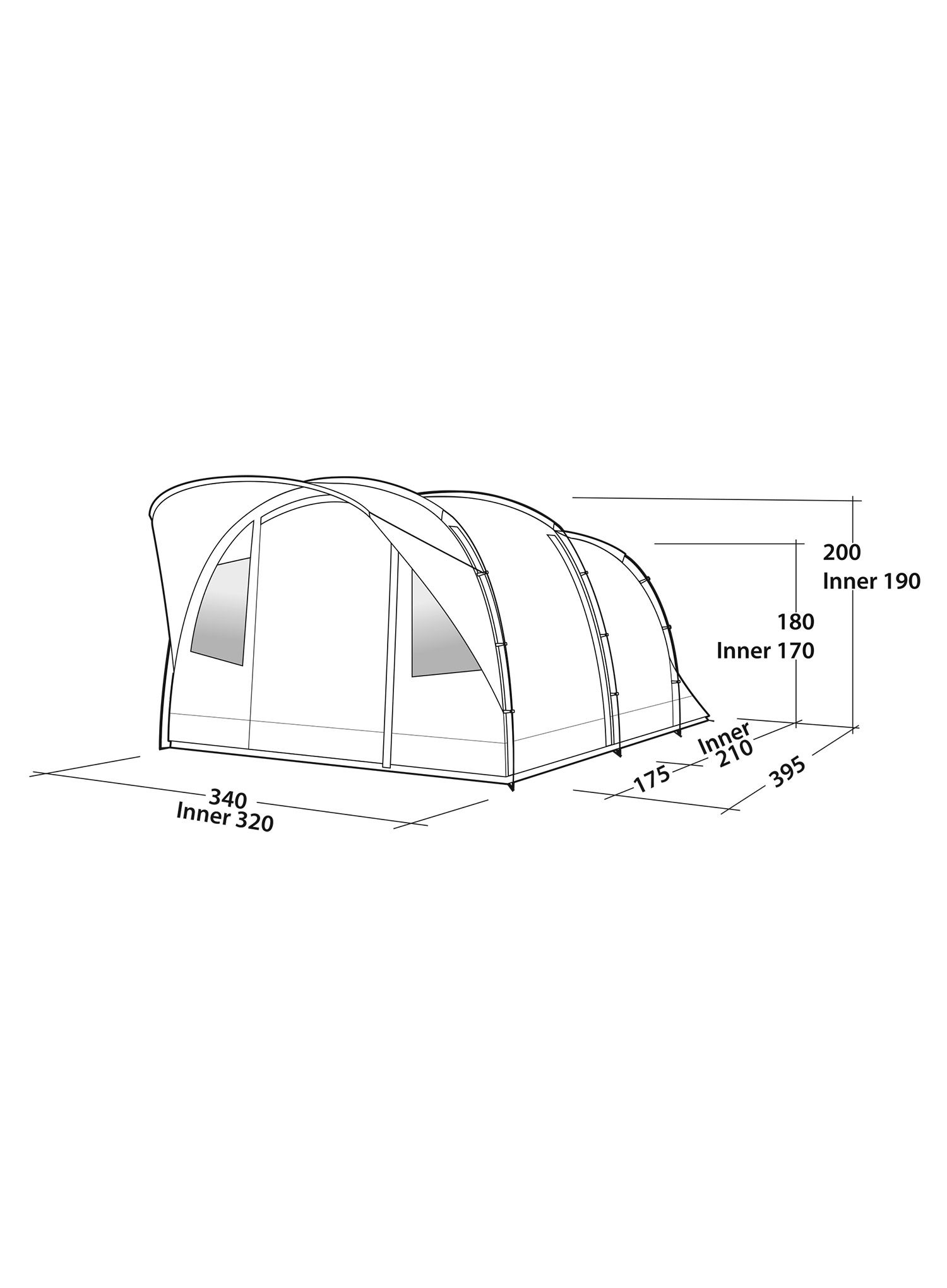 Rodinný stan Easy Camp Edendale 600