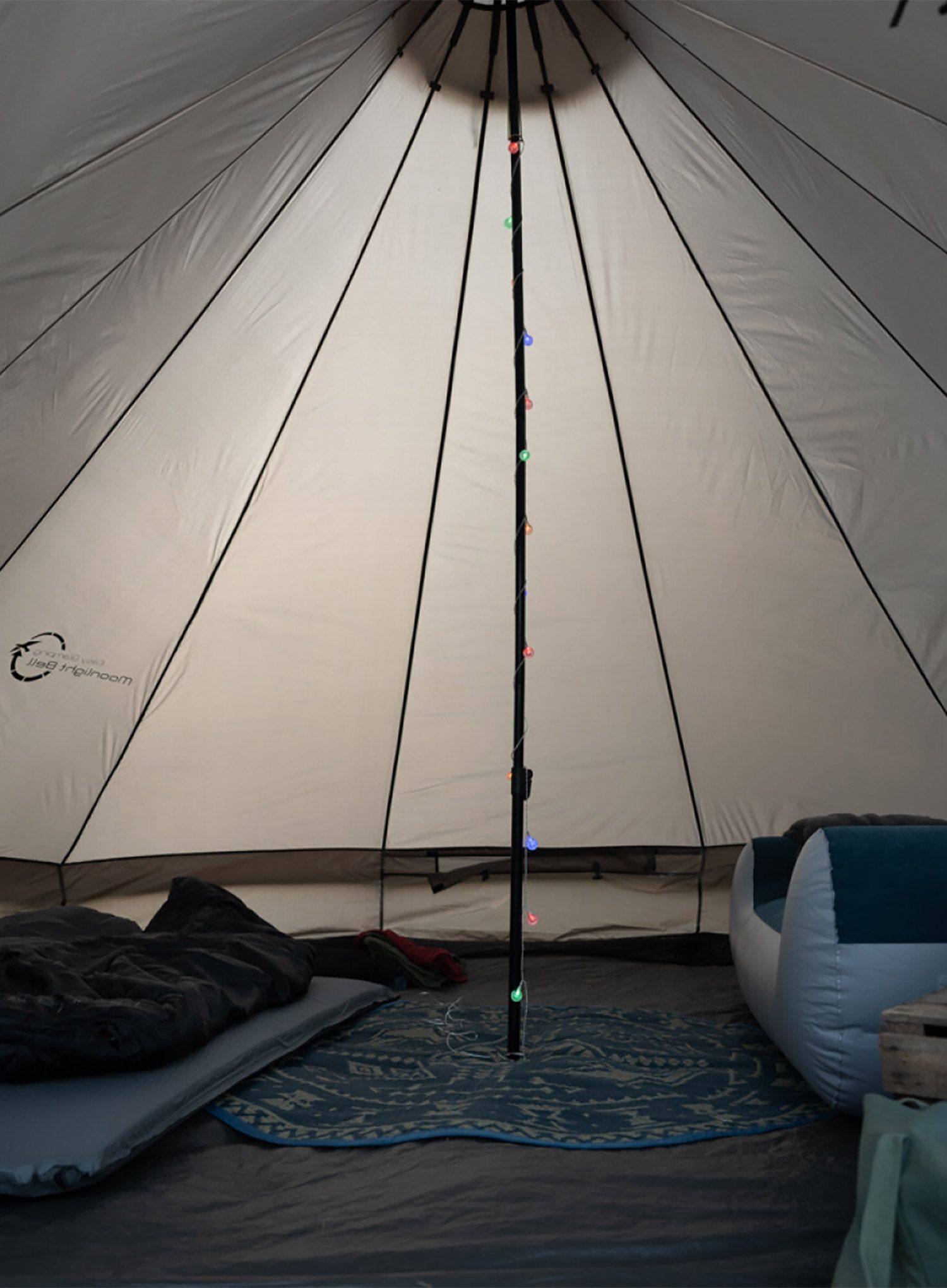 Koberec do stanu Easy Camp Moonlight Round Carpet