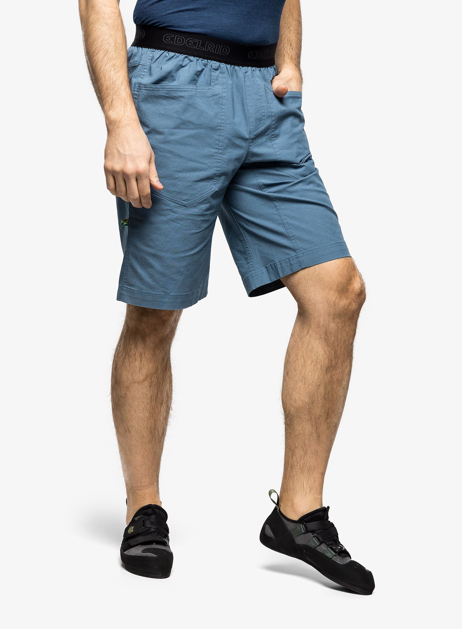 Lezecké kraťasy Edelrid Me Legacy Shorts IV - bluegrey
