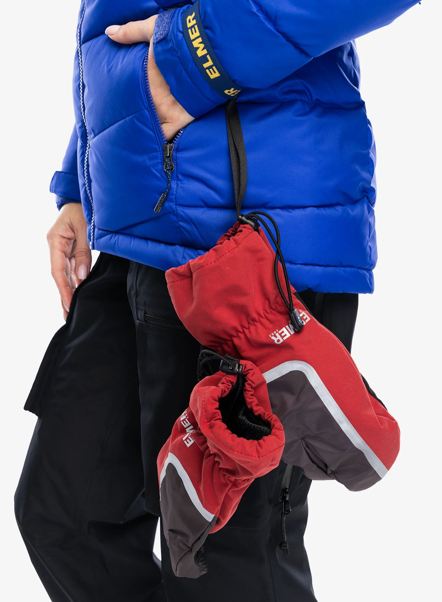 Rukavice Elmer EM510 Windproof Over Trigger Mitten - red