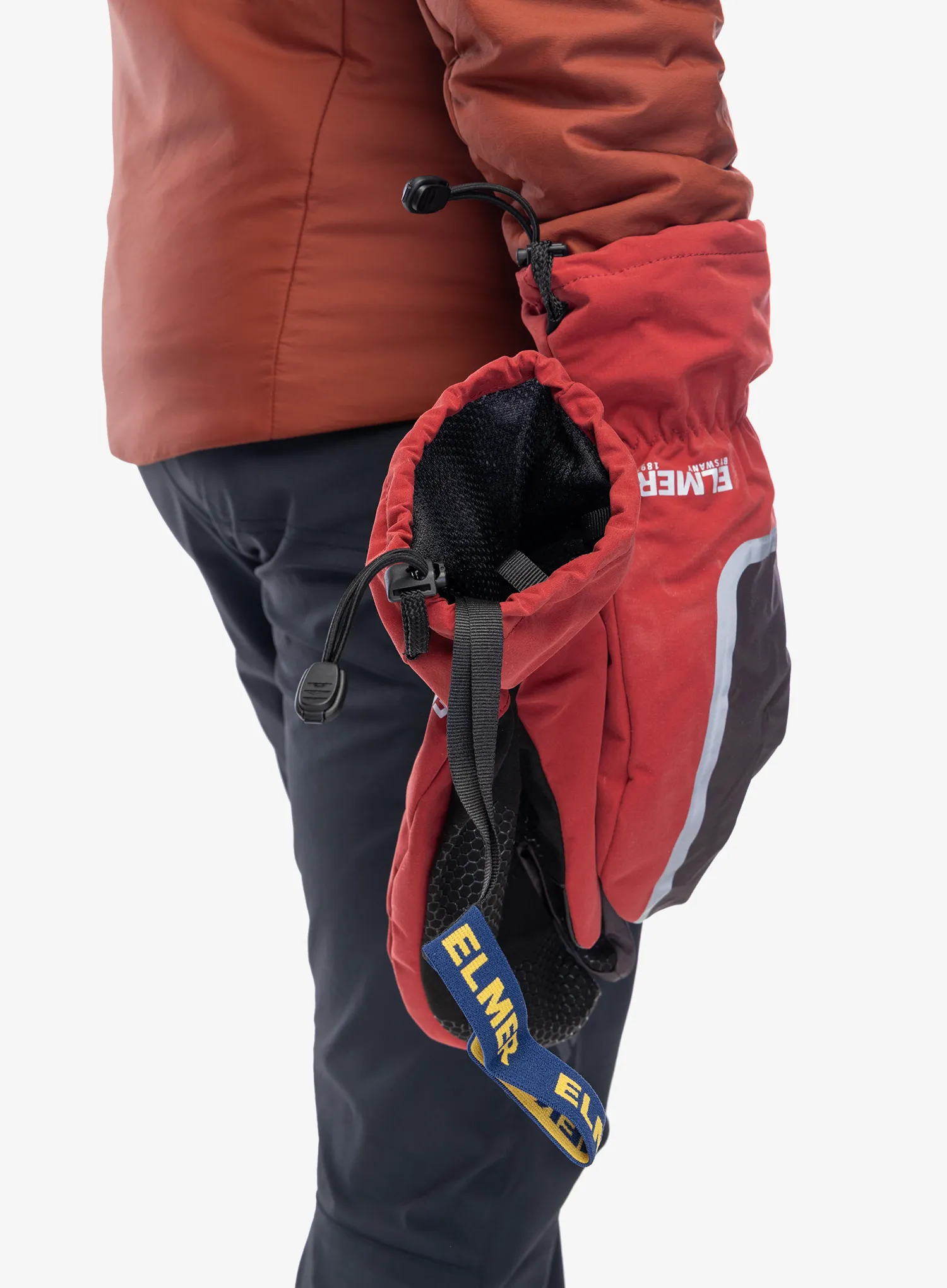 Rukavice Elmer EM510 Windproof Over Trigger Mitten - red
