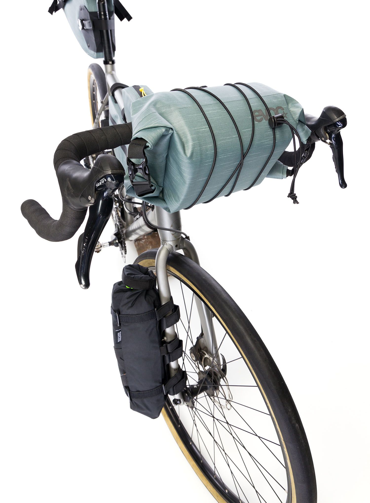 Taška na bicykel na riadidlá Evoc Handlebar Pack Boa Wp 5 - steel