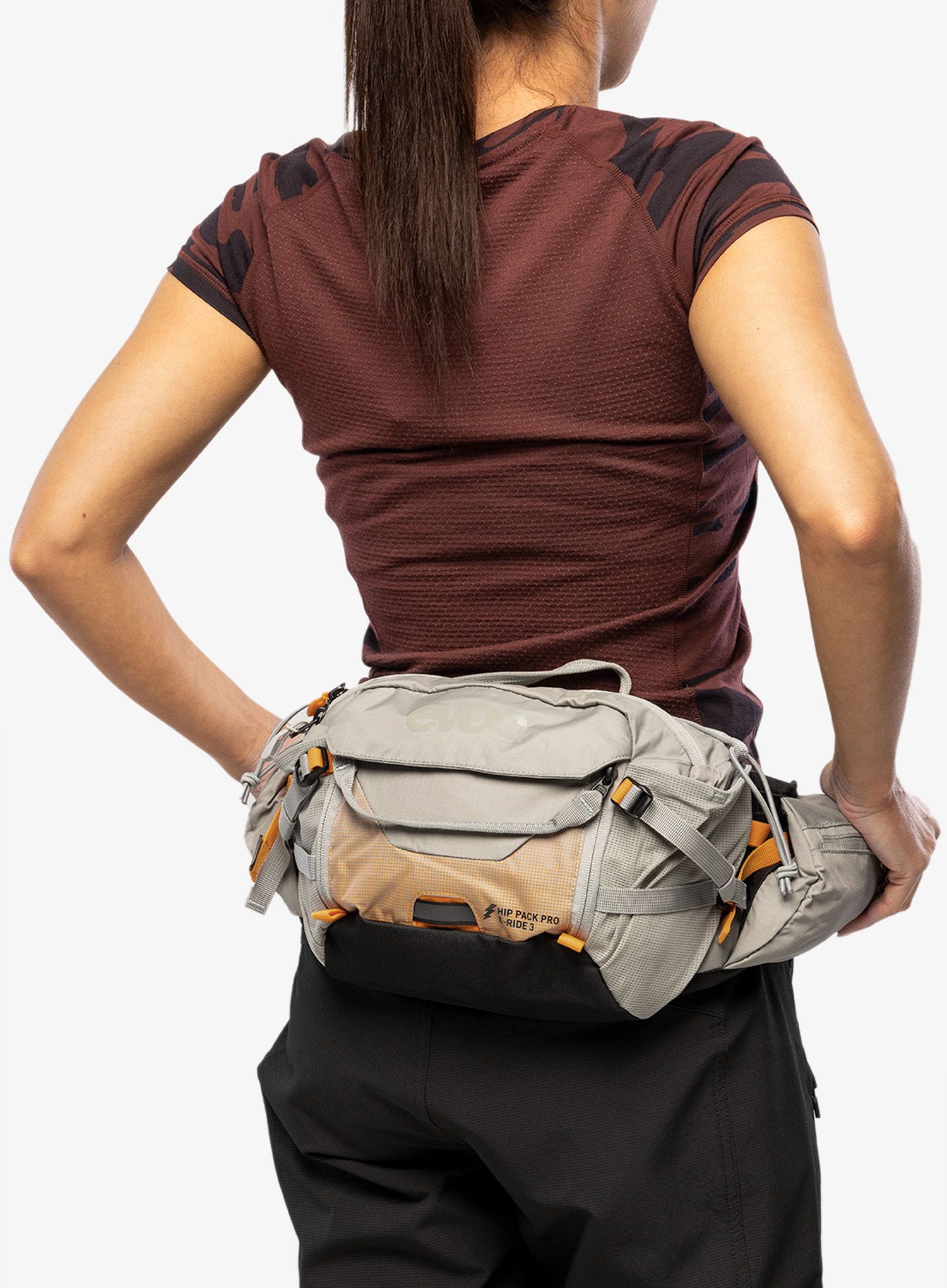 Cyklistická ľadvinka Evoc Hip Pack Pro E-Ride 3 - stone
