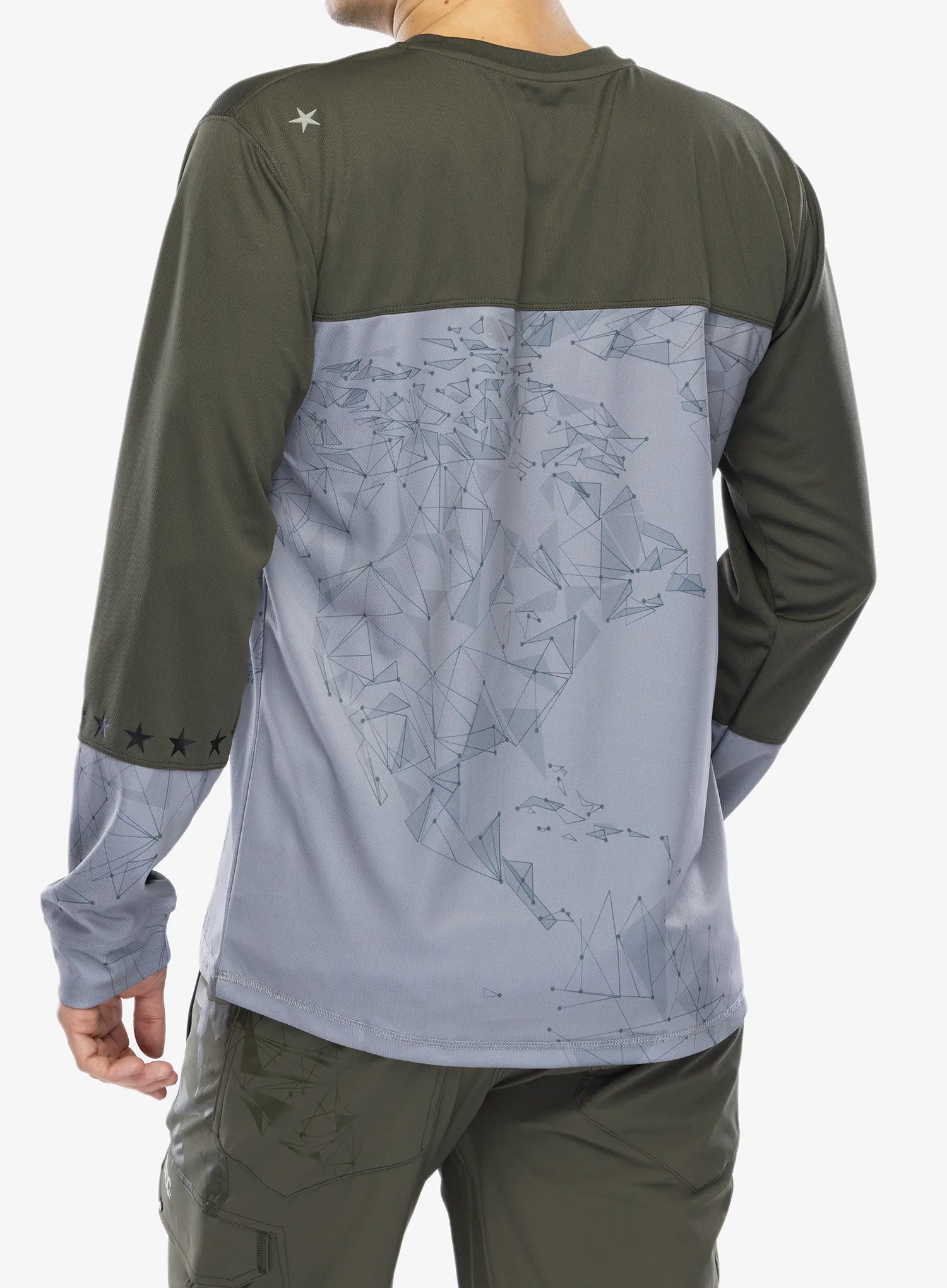 Cyklistická mikina Evoc Long Sleeve Jersey - stone