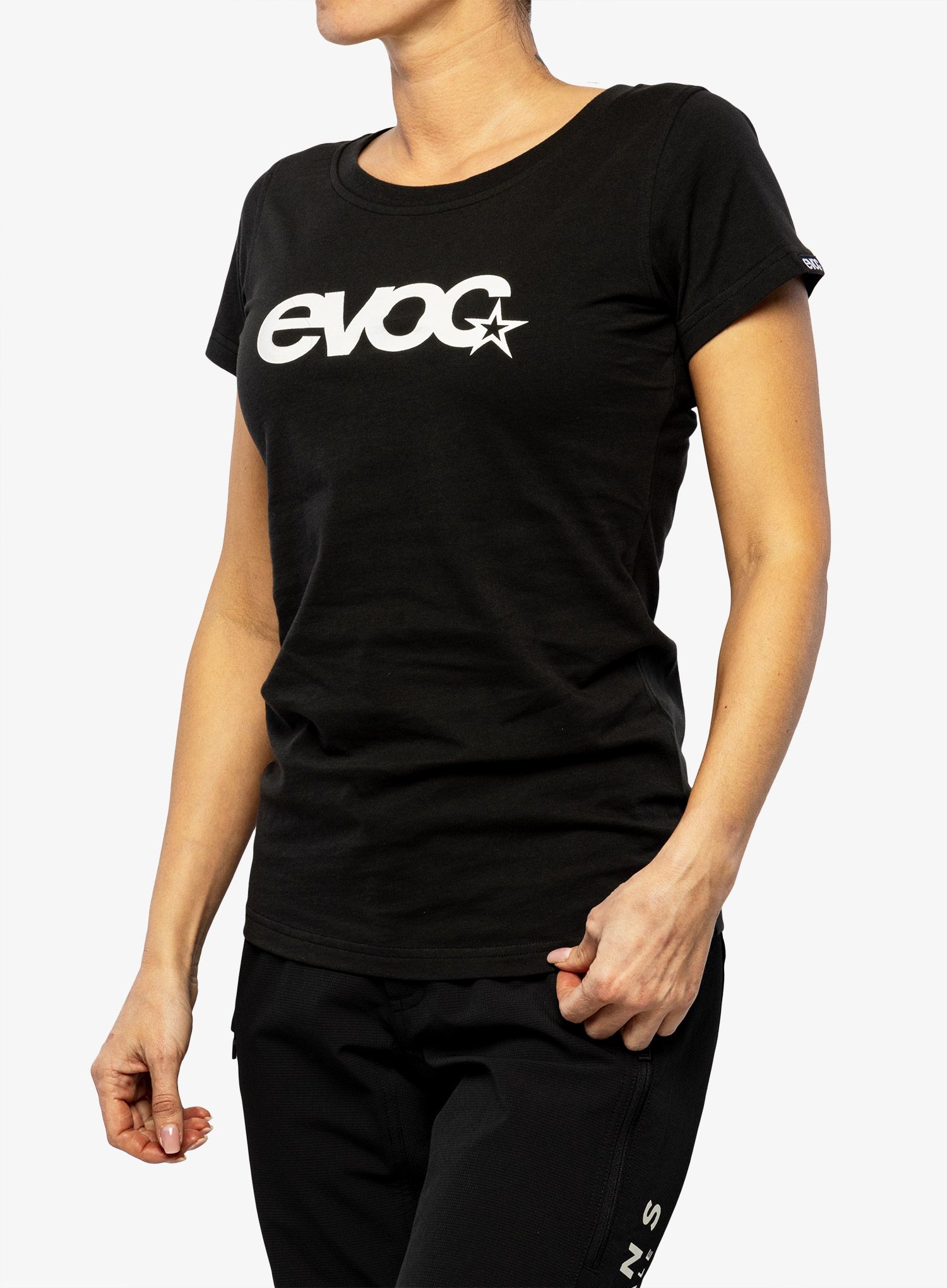 Tričko s potlačou dámske Evoc T-Shirt Logo - black