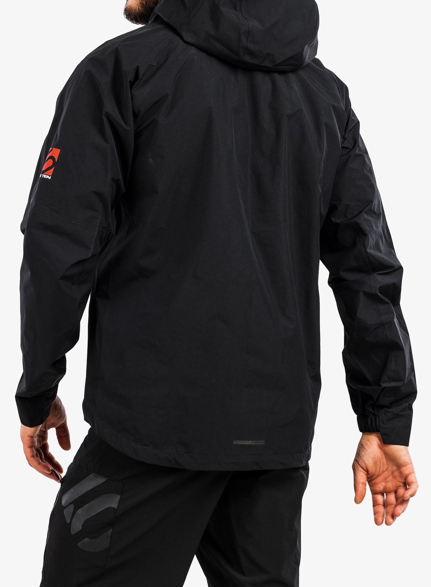 Bunda do dažďa Five Ten Rain Jkt - black/black