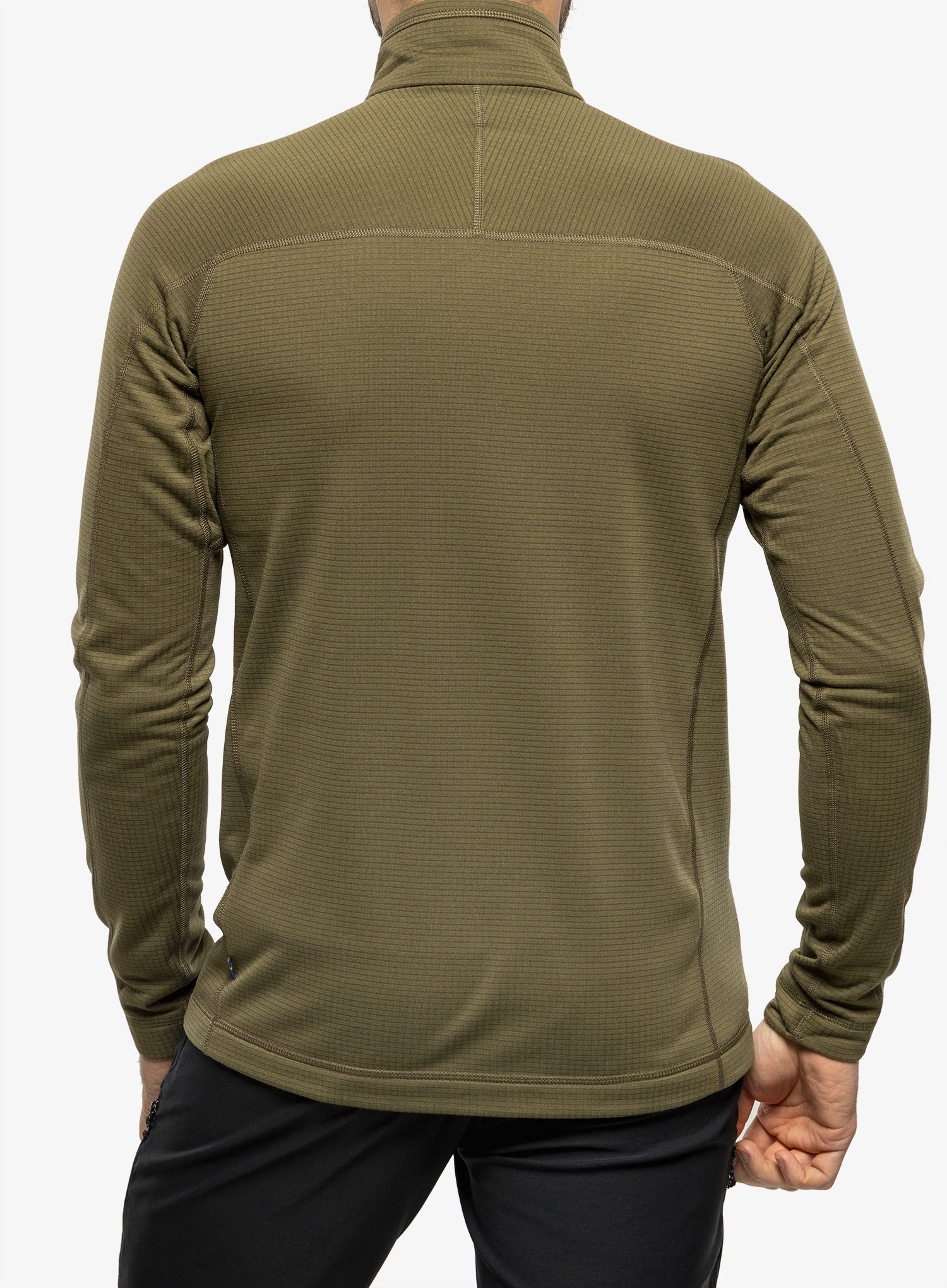 Flísová mikina Fjallraven Abisko Lite Fleece Half Zip - green