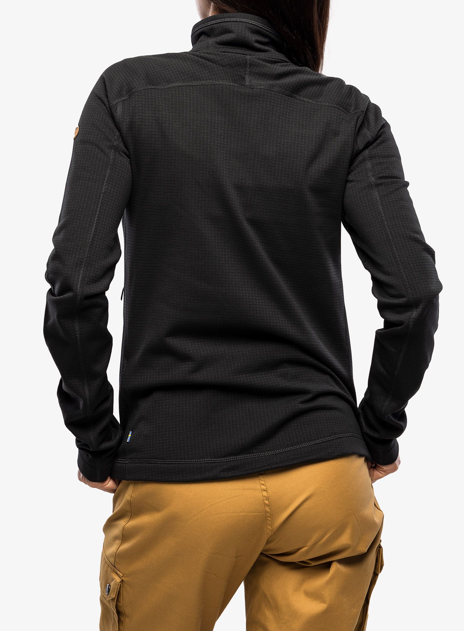 Dámska mikina na zips Fjallraven Abisko Lite Fleece Jacket - black