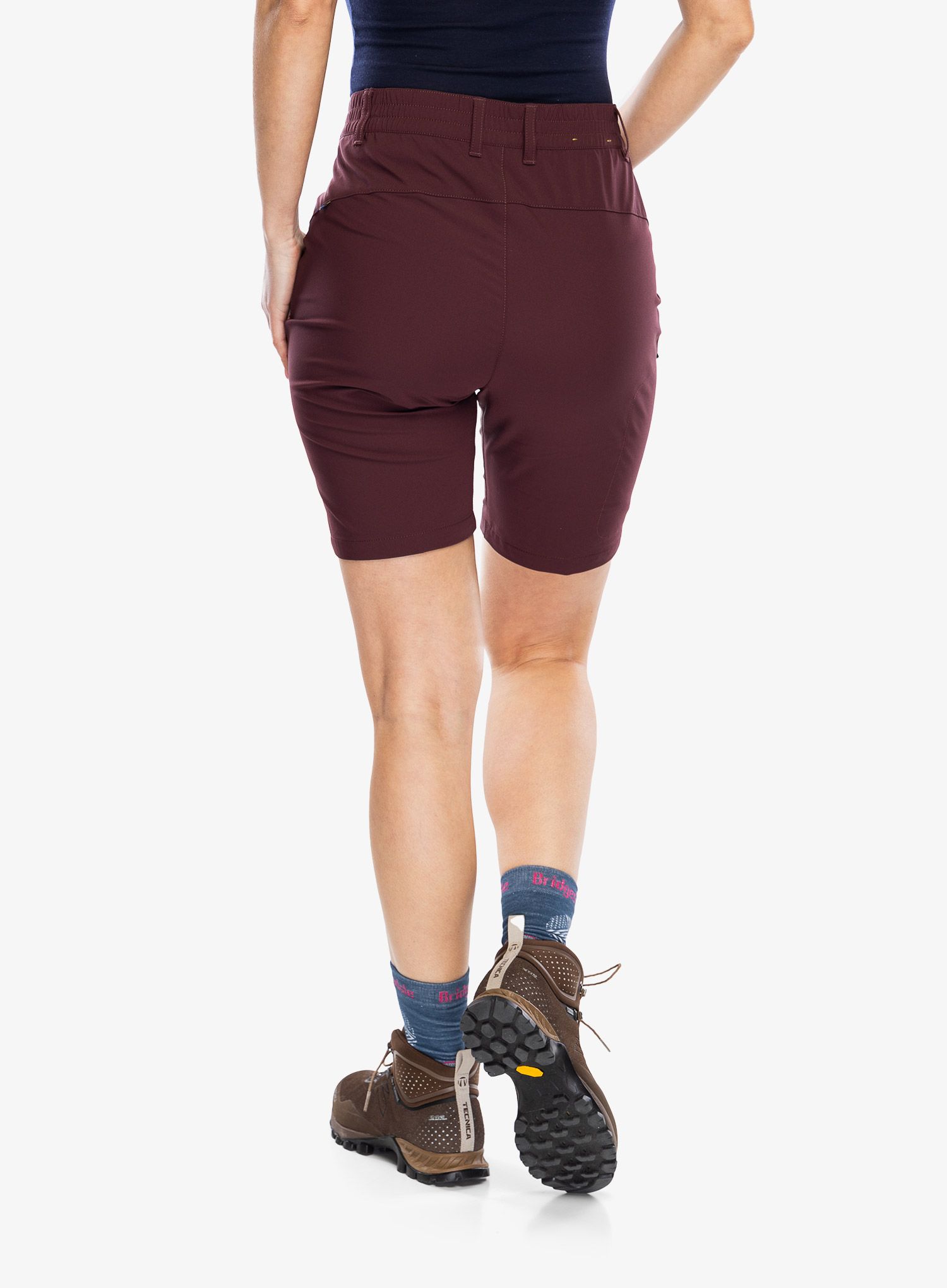 Turistické kraťasy dámske Fjallraven Abisko Trail Stretch Shorts - port