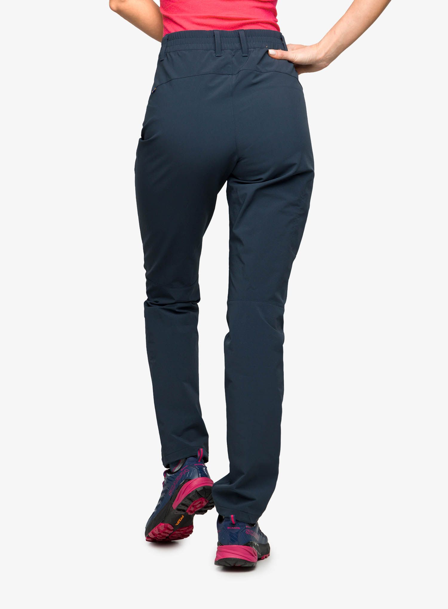 Dámske trekingové nohavice Fjallraven Abisko Trail Stretch Trousers - dark navy