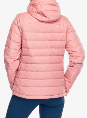 Bunda páperová dámska Fjallraven Expedition Pack Down Hoodie - dusty rose