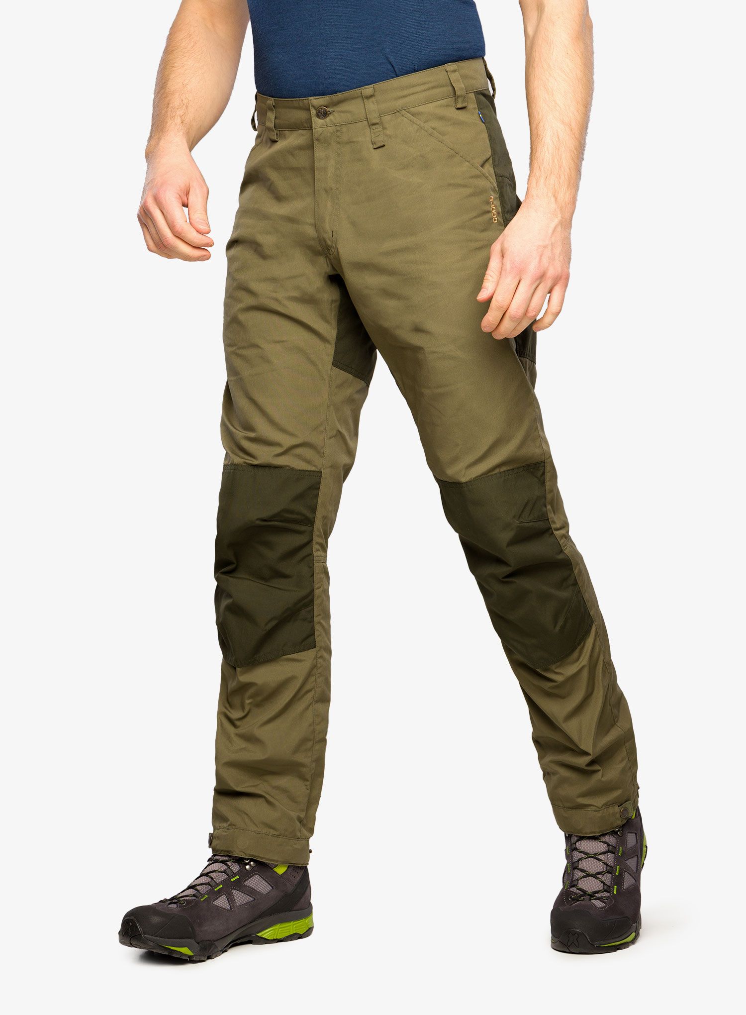 Turistické nohavice Fjallraven Greenland Trail Trousers - laurel green/deep forest