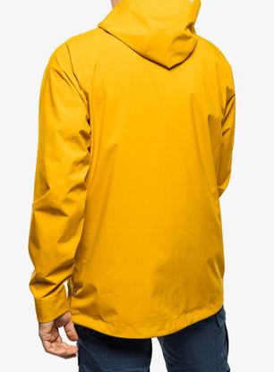 Bunda do dažďa Fjallraven HC Hydratic Trail Jacket - mustard yellow