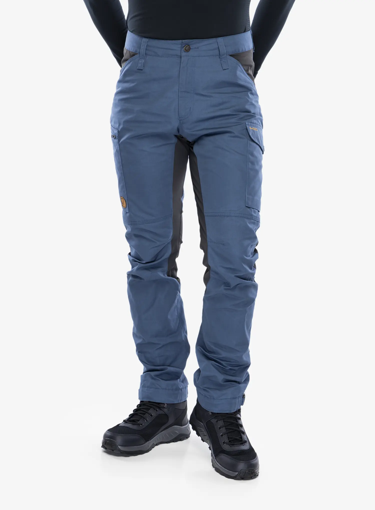 Turistické nohavice Fjallraven Kaipak Trousers - uncle blue/grey