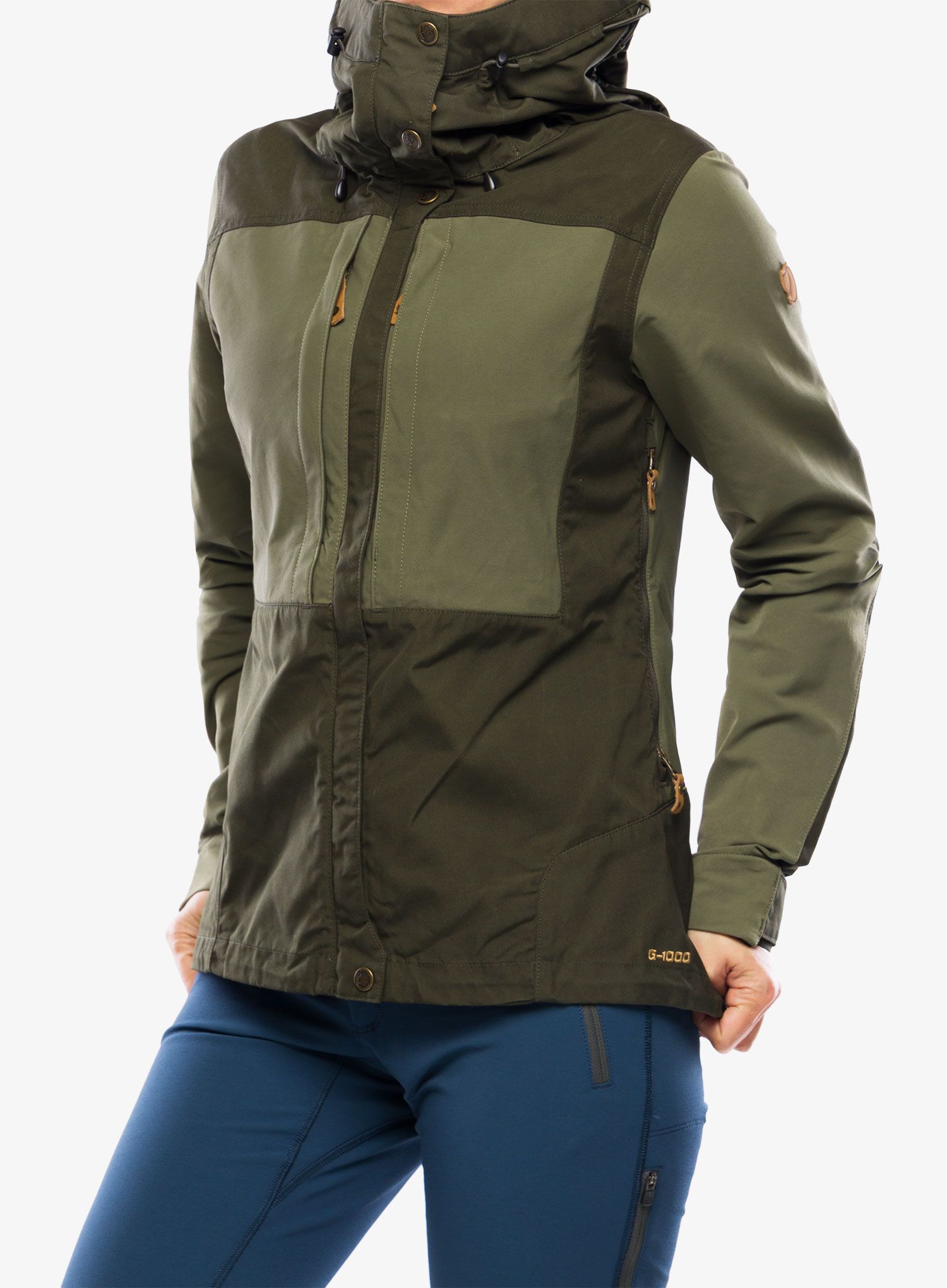 Bunda dámska Fjallraven Keb Jacket - deep forest/laurel green