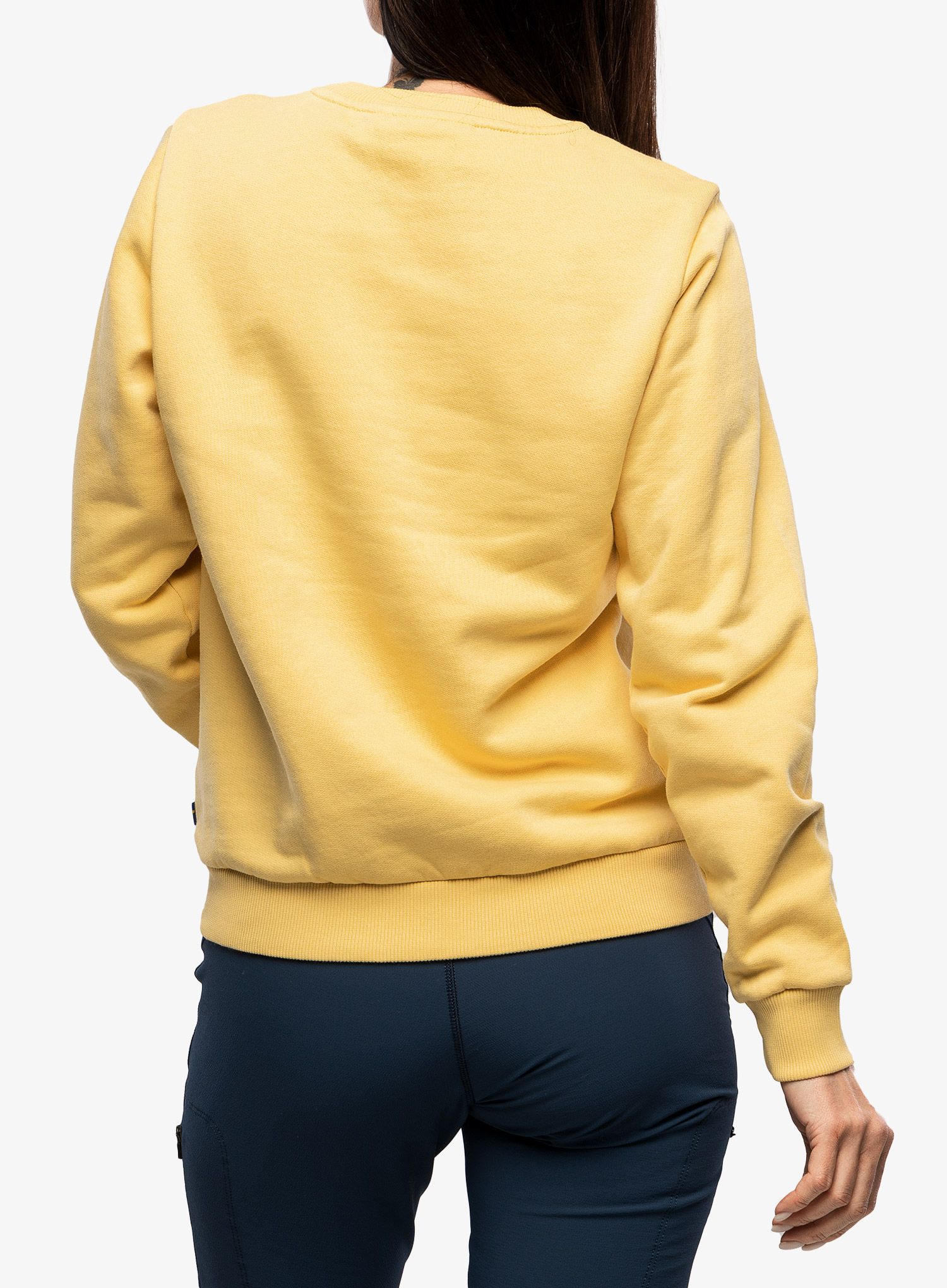 Mikina dámska Fjallraven Logo Sweater - mais yellow