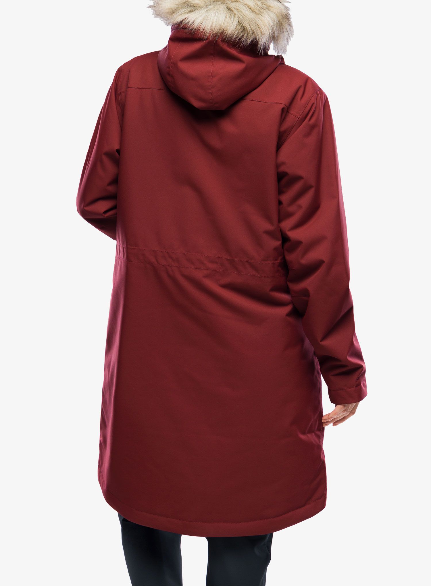 Dámska zimná parka Fjallraven Nuuk Lite Parka - bordeaux red
