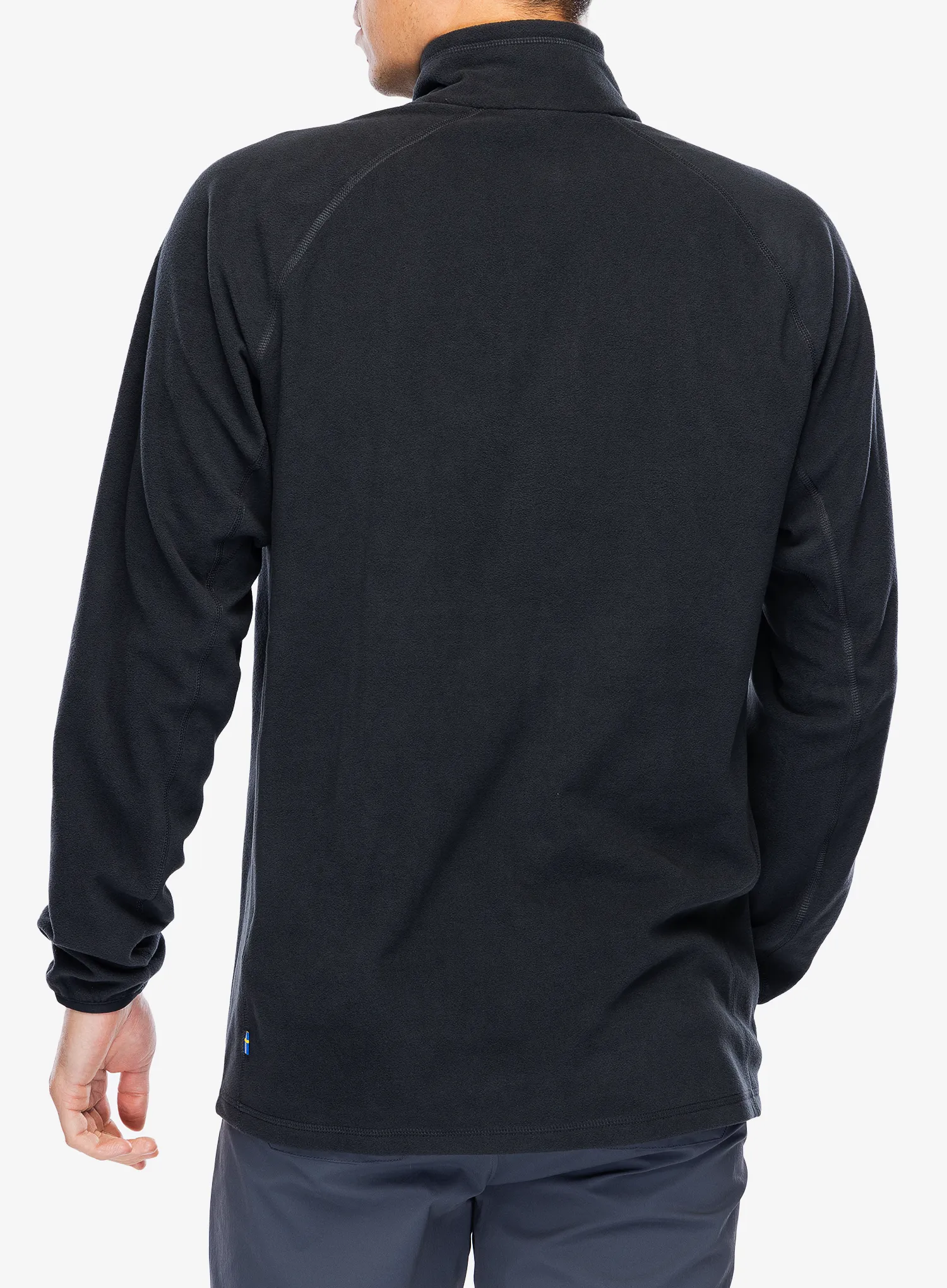 Flísová mikina Fjallraven Ovik Lite Fleece Half Zip - black