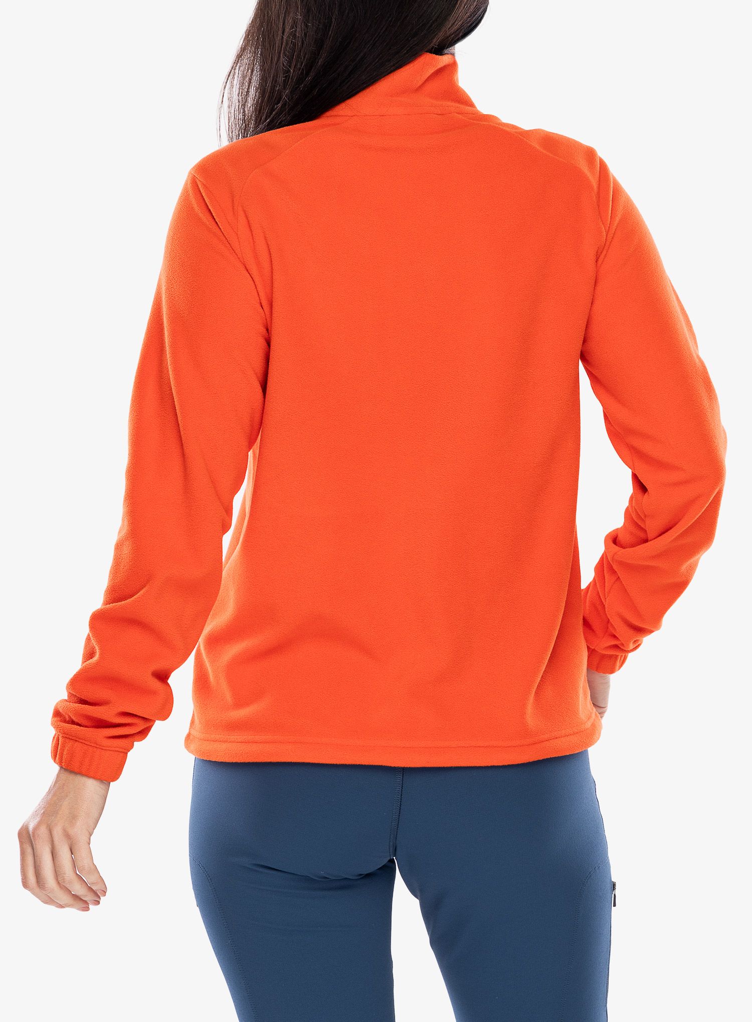 Flísová mikina dámska Fjallraven Vardag Lite Fleece - flame orange