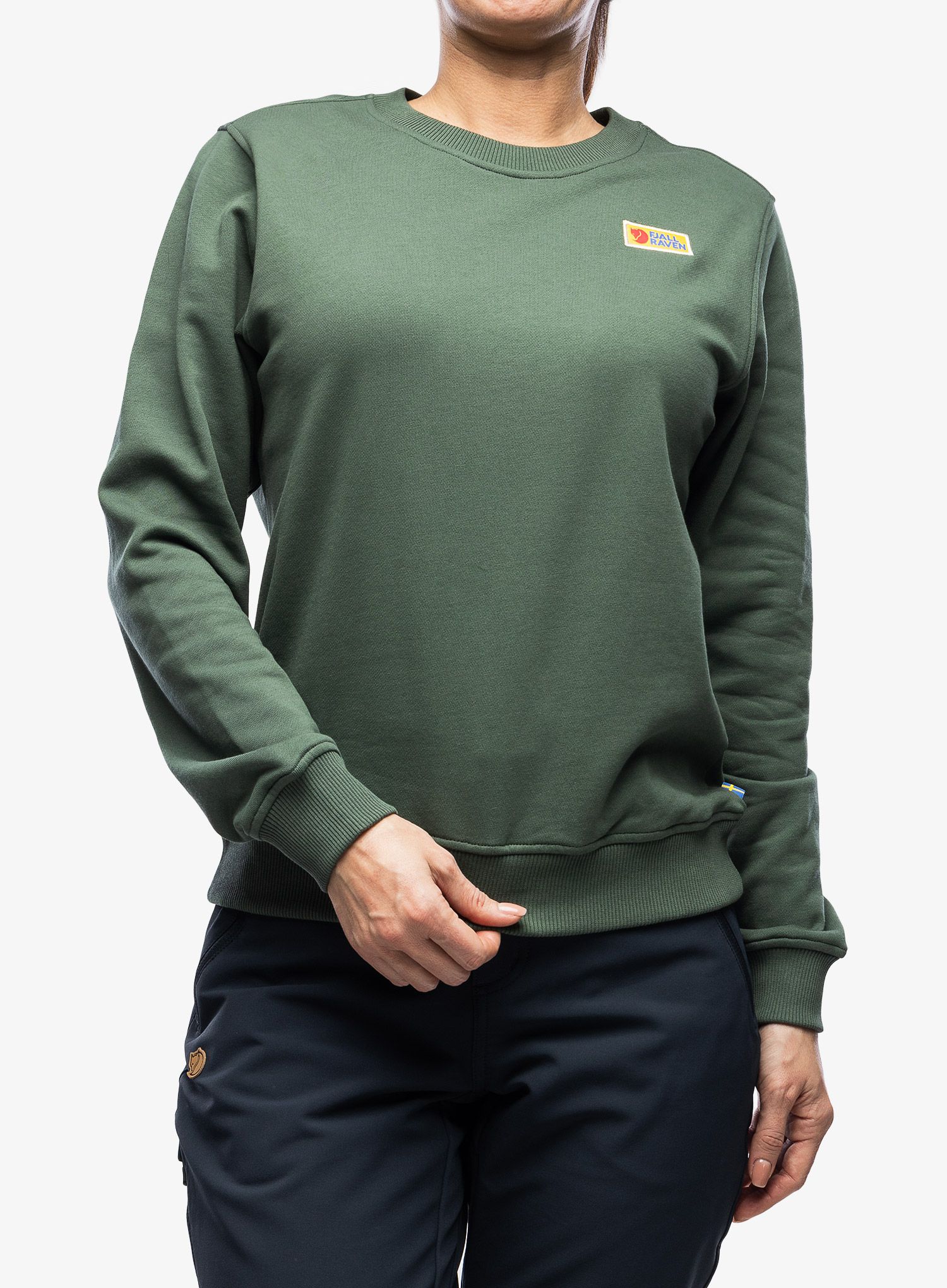 Mikina dámska Fjallraven Vardag Sweater - deep patina