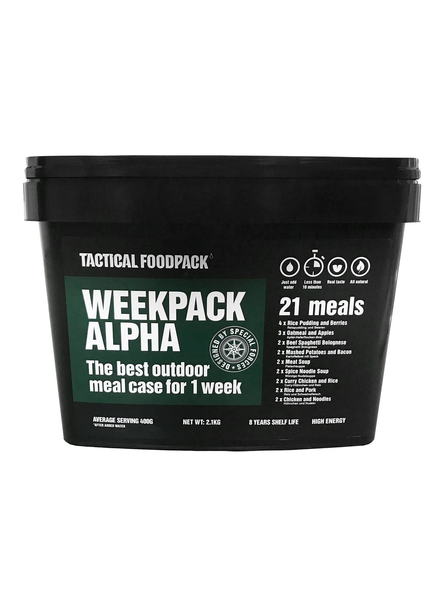 Súprava Tactical FoodPack WeekPack Alpha