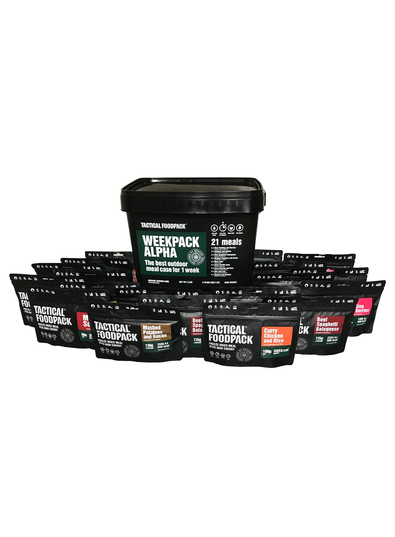 Súprava Tactical FoodPack WeekPack Alpha