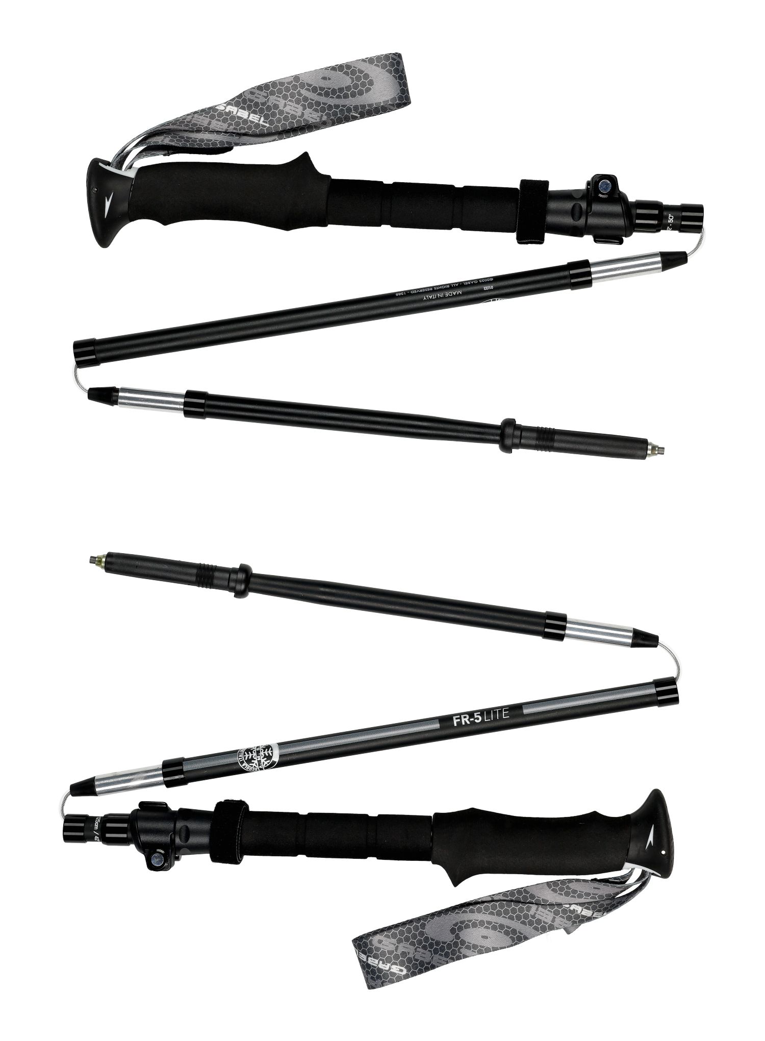 Hliníkové palice Gabel FR-5 FL Lite XTS - black