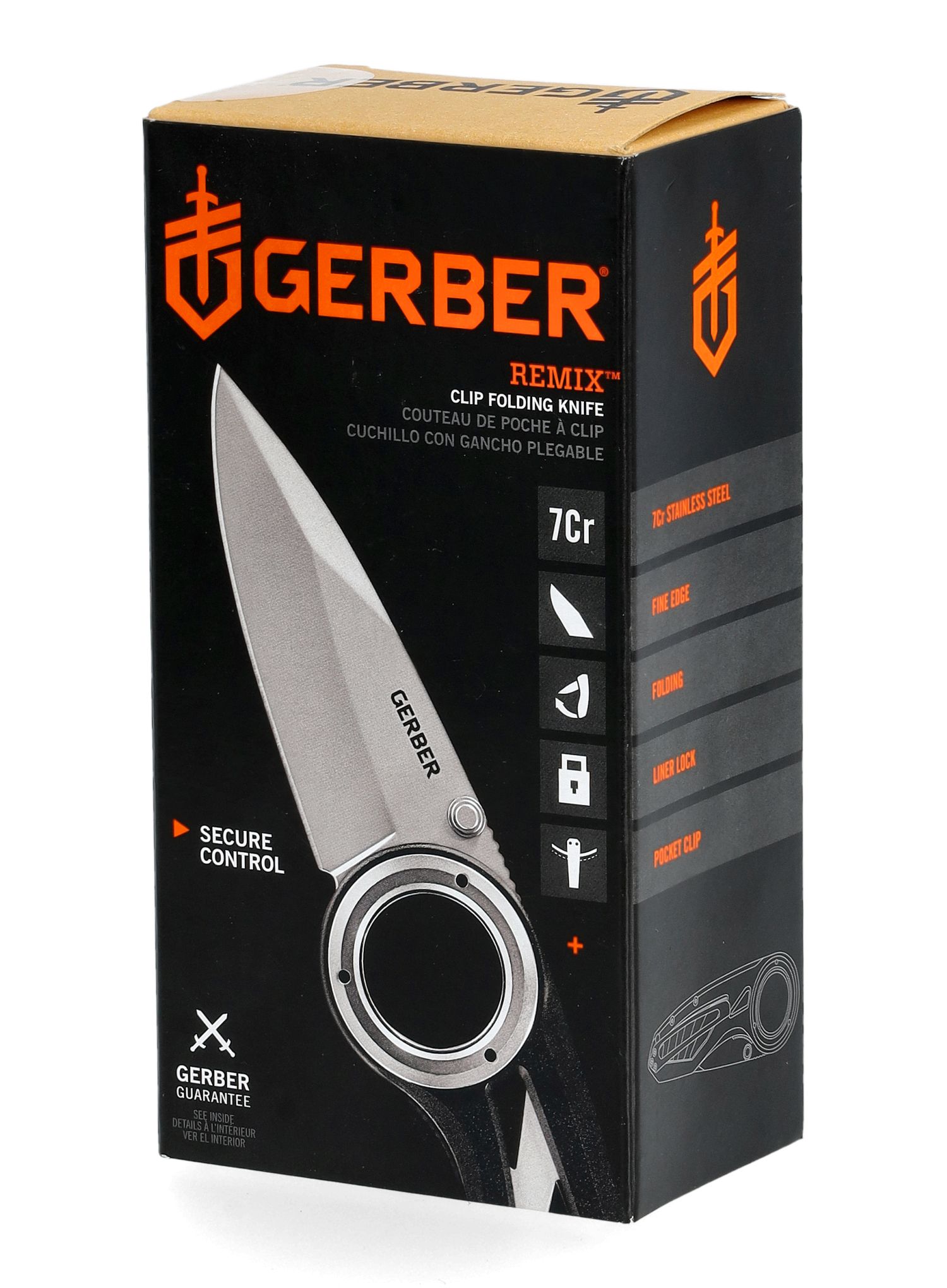 Nôž Gerber Remix Folding Knife - brown