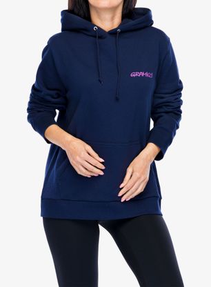 Mikina s kapucňou Gramicci Carabiner Hooded Sweatshirt - navy