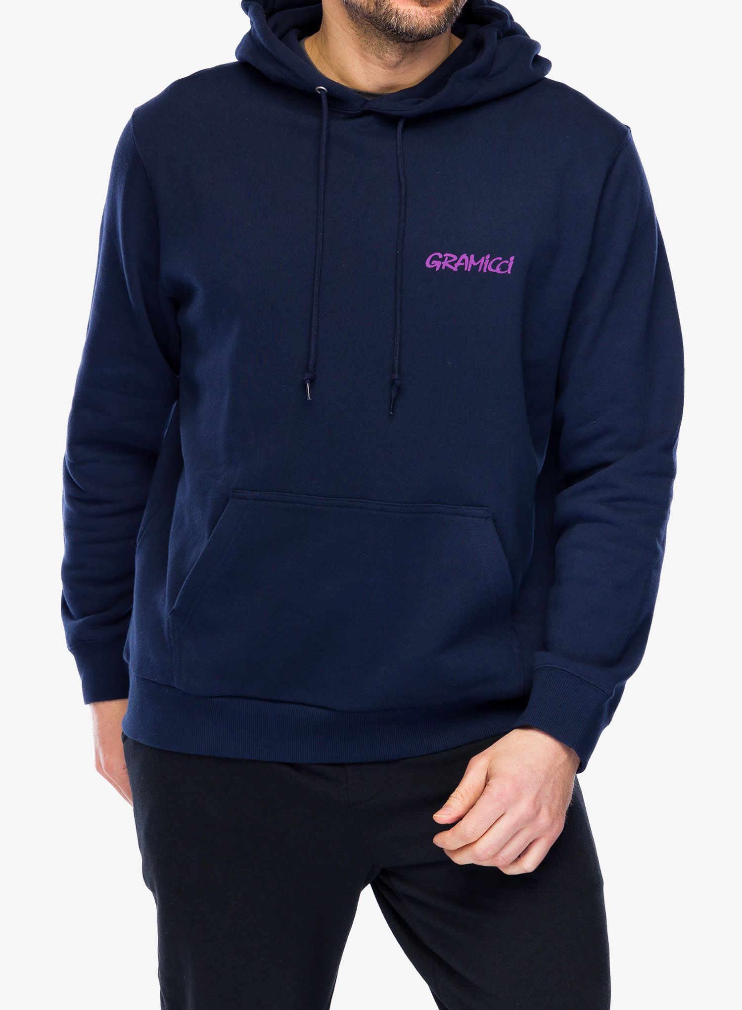 Mikina s kapucňou Gramicci Carabiner Hooded Sweatshirt - navy