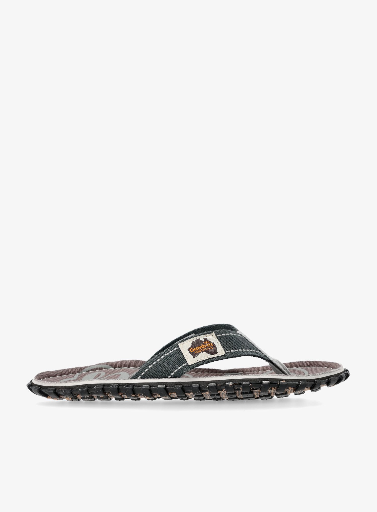 Žabky Gumbies Islander Canvas Flip-Flops - cool grey/grey