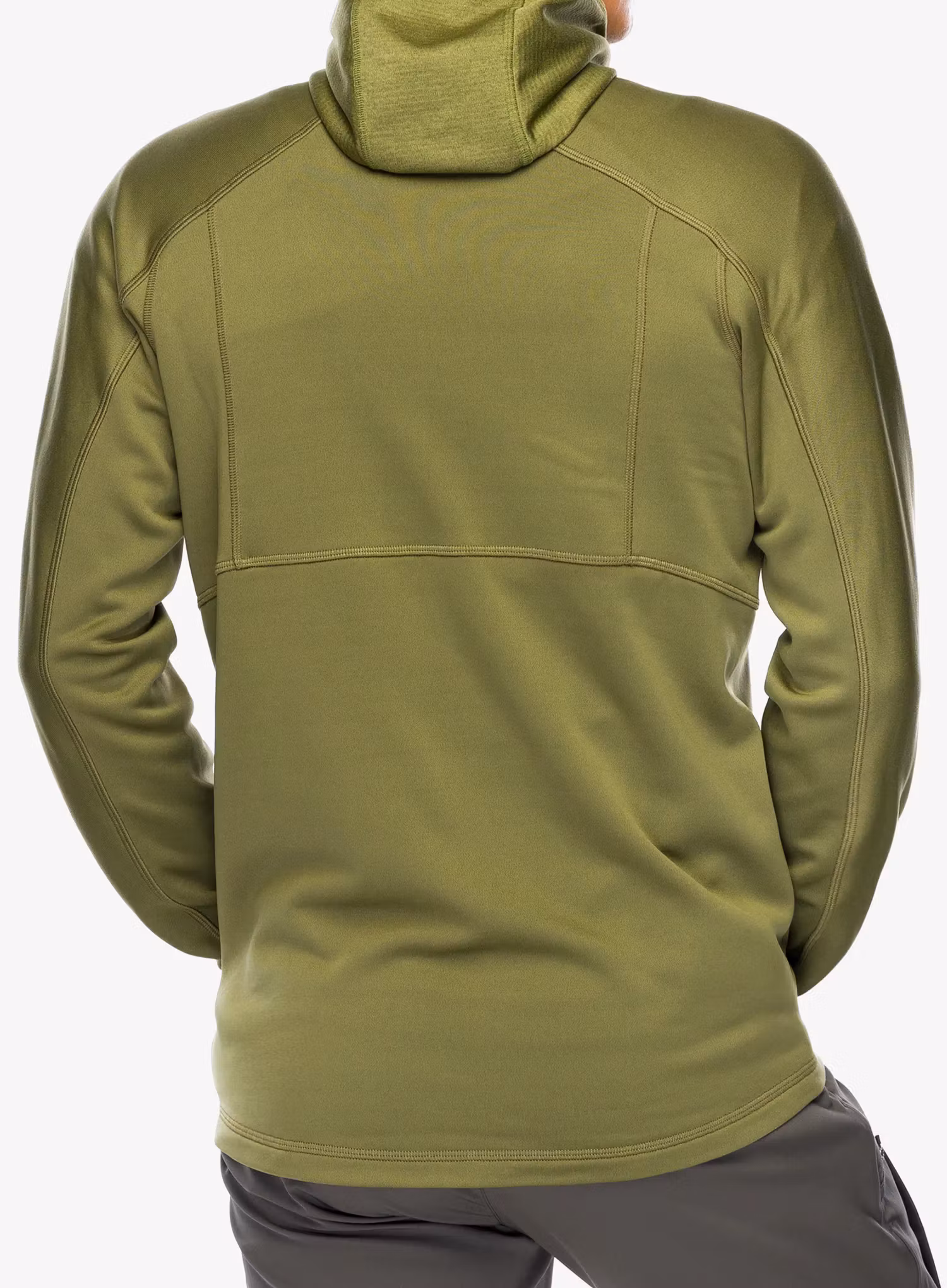 Flísová mikina Haglofs Betula Hood - olive green