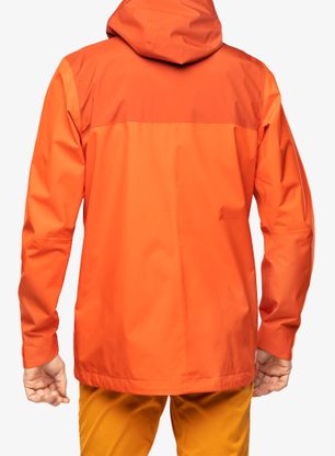 Bunda do dažďa Haglofs Koyal Proof Jacket - habanero/corrosion