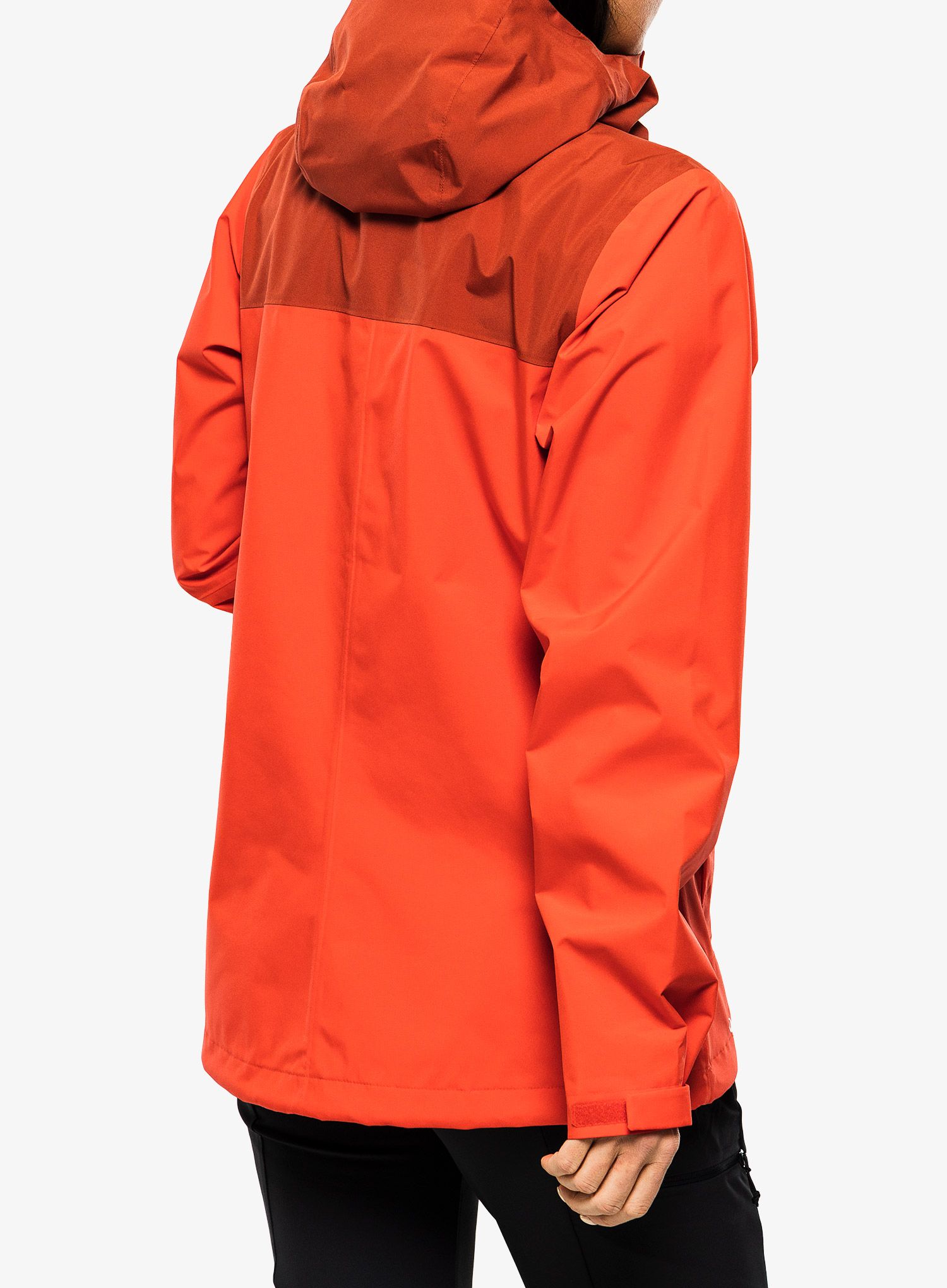 Nepremokavá bunda dámska Haglofs Koyal Proof Jacket - poppy red/corrosion