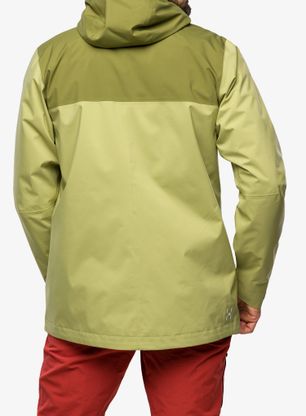 Nepremokavá bunda pánska Haglofs Koyal Proof Jacket - thyme green/olive green